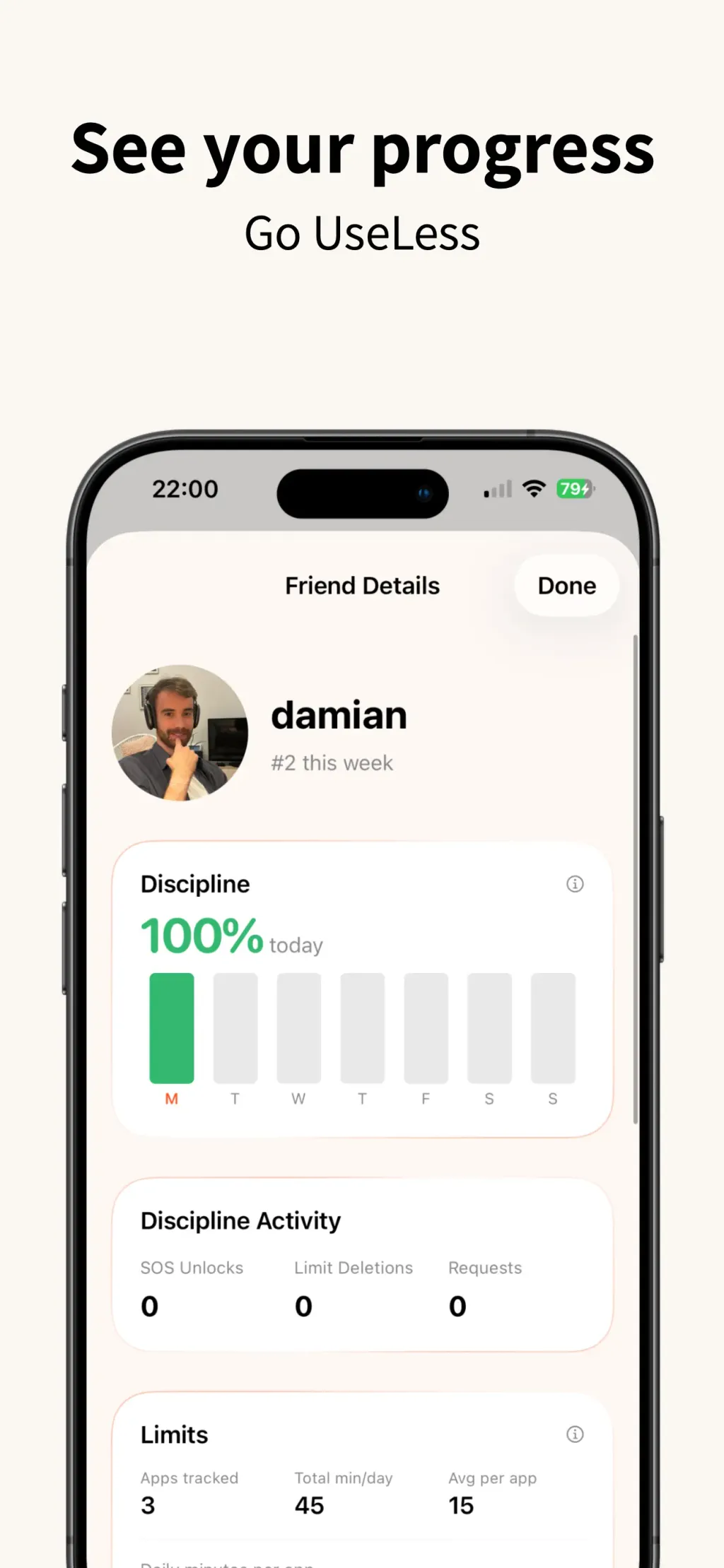 Useless - Screen Time Control App Store screenshot 8
