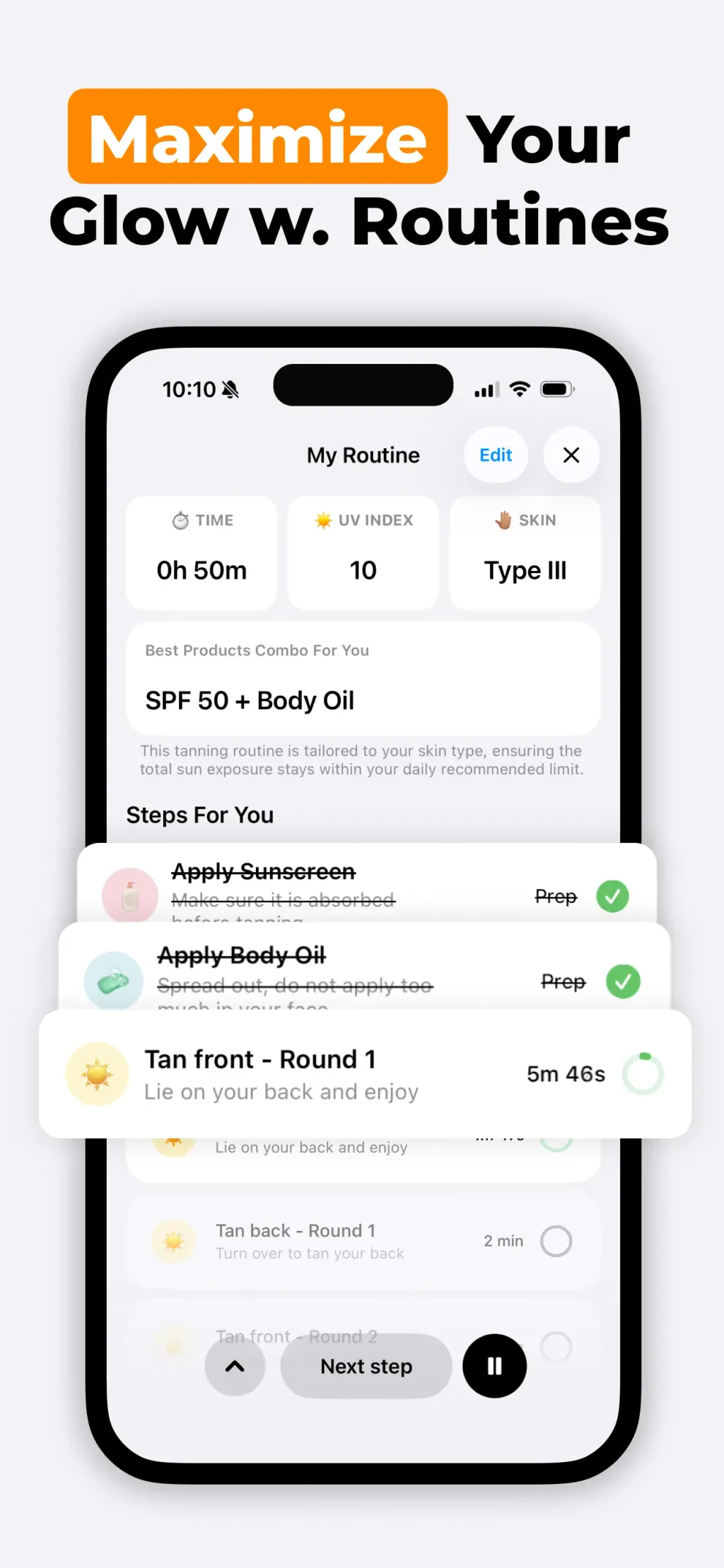 SunSafe: UV Index & Tanning screenshot 5