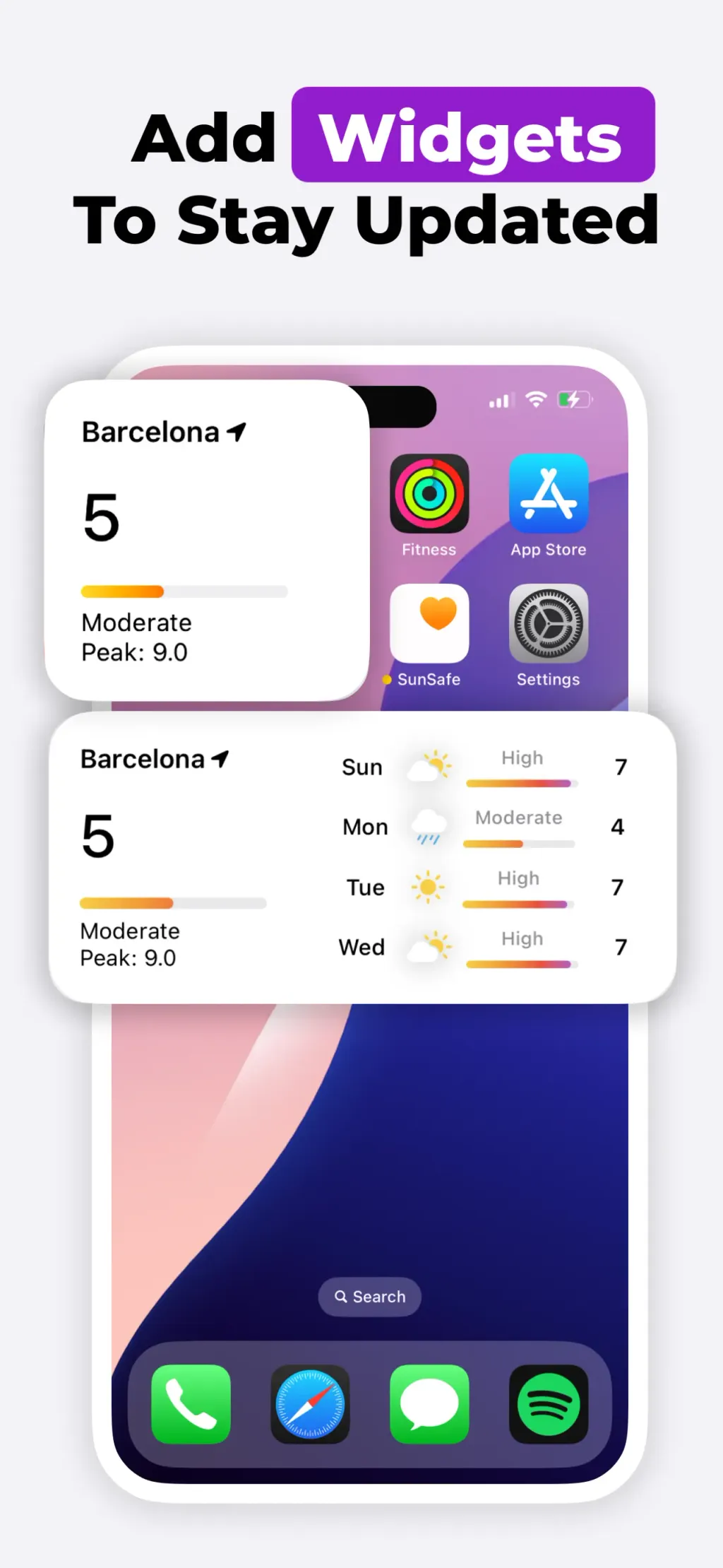 SunSafe: UV Index & Tanning App Store screenshot 5