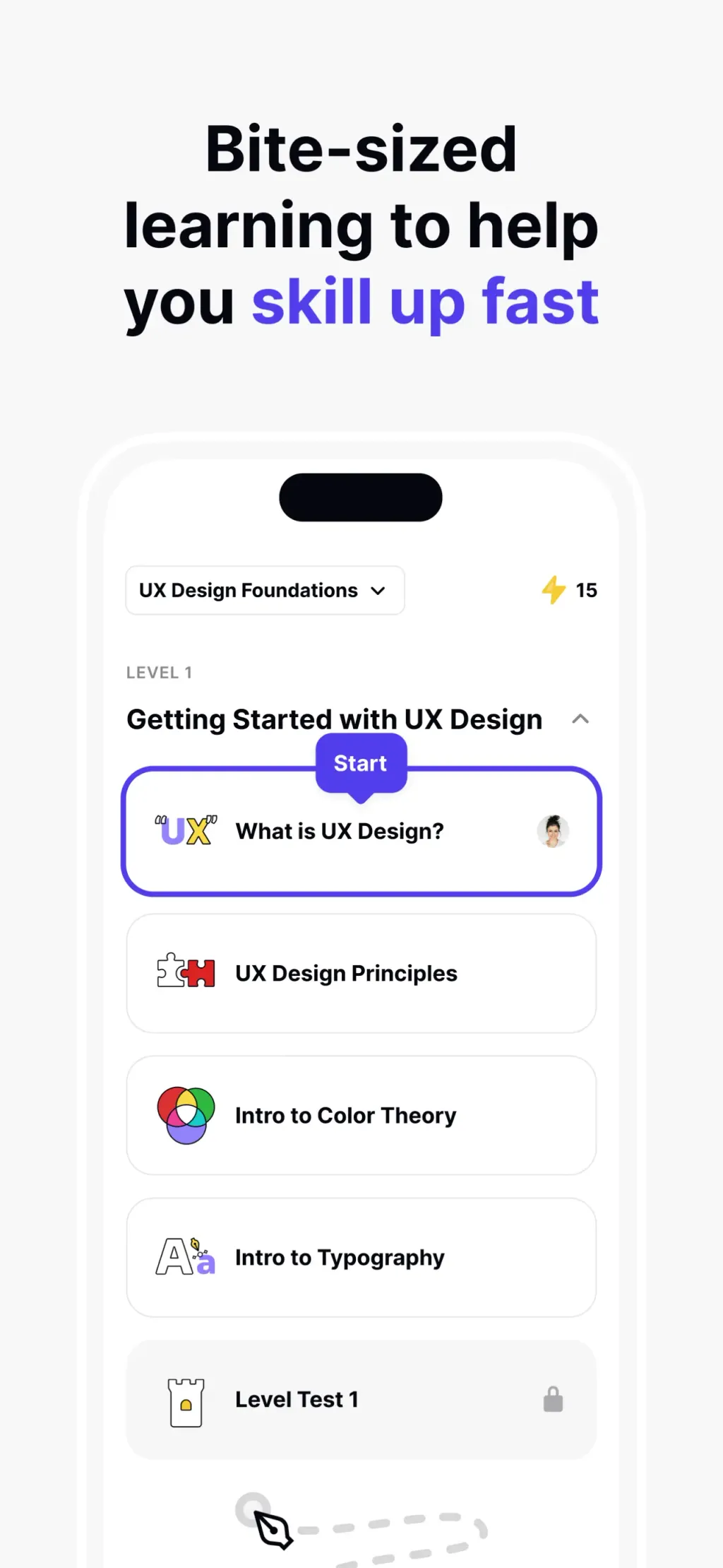 Uxcel: Learn UX design, PM, AI App Store screenshot 4