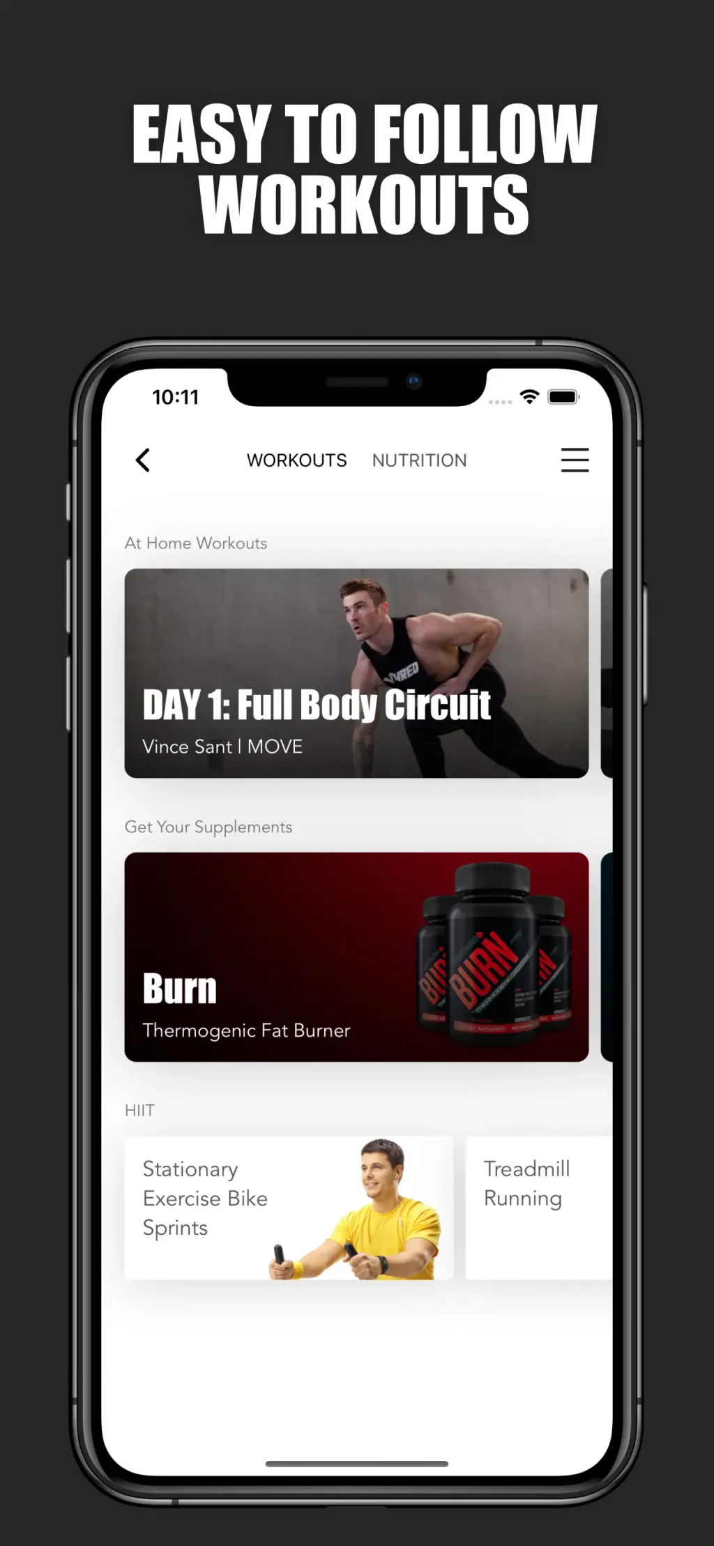 V Shred: Nutrition & Fitness App Store screenshot 3