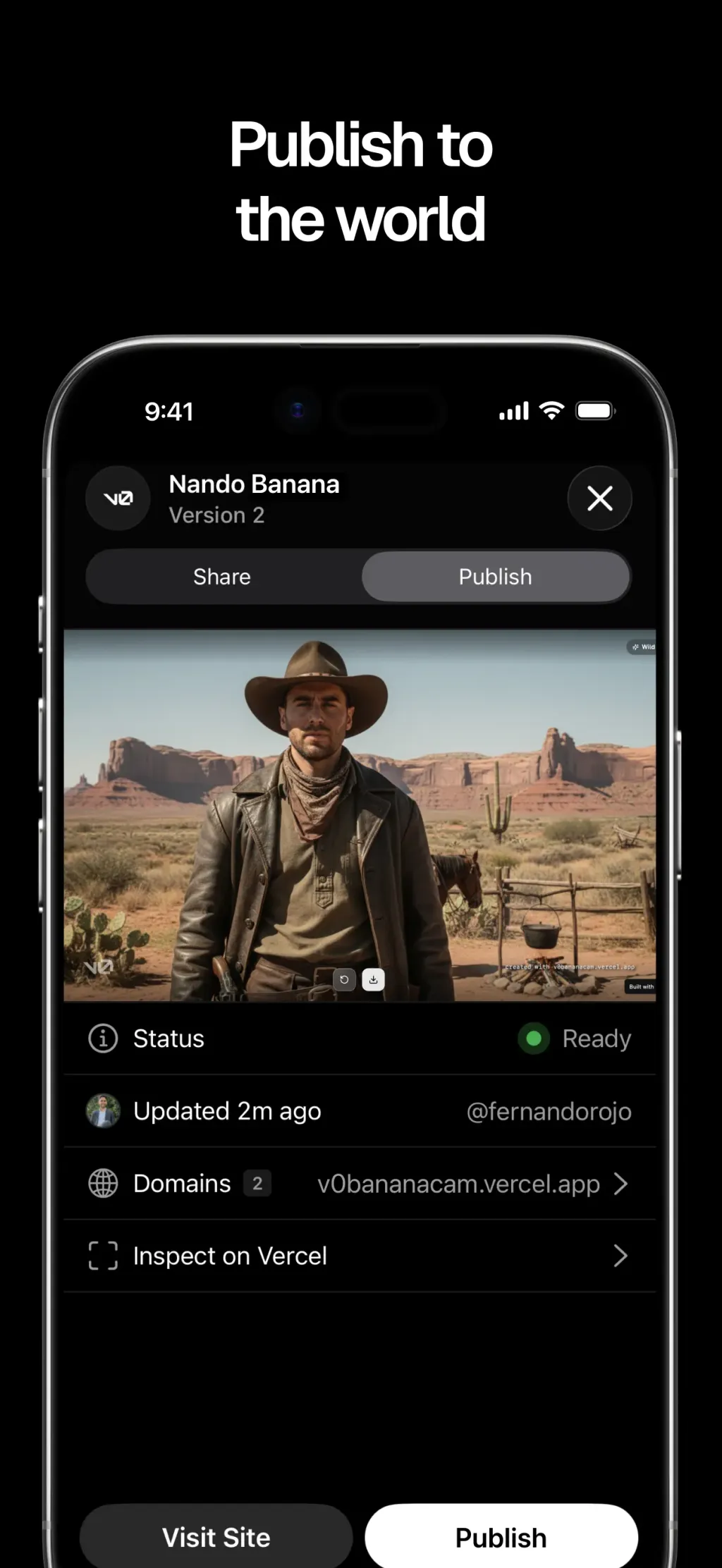 v0 App Store screenshot 3