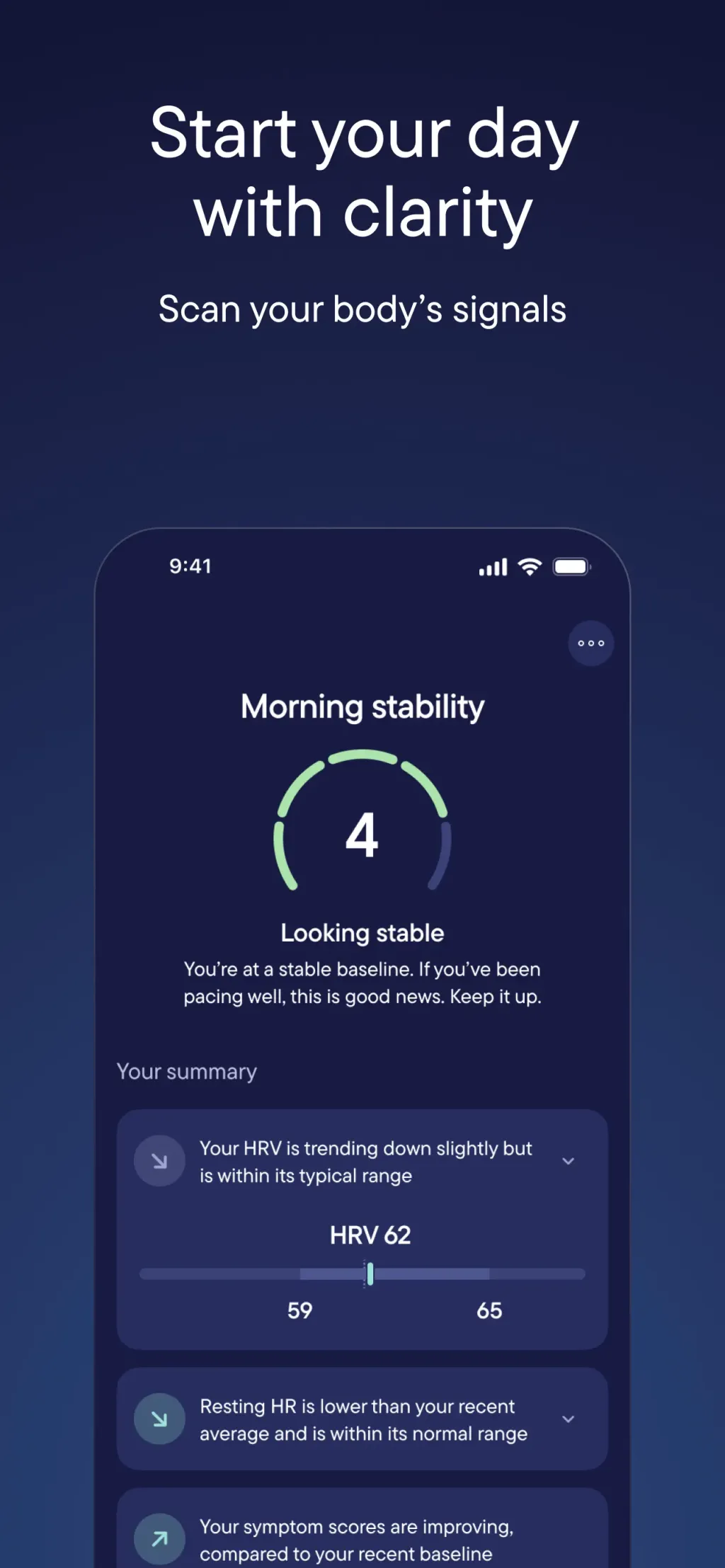 Visible: Pacing for illness App Store screenshot 3