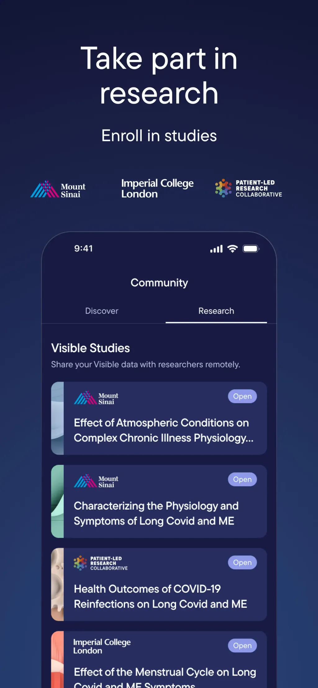 Visible: Pacing for illness App Store screenshot 9