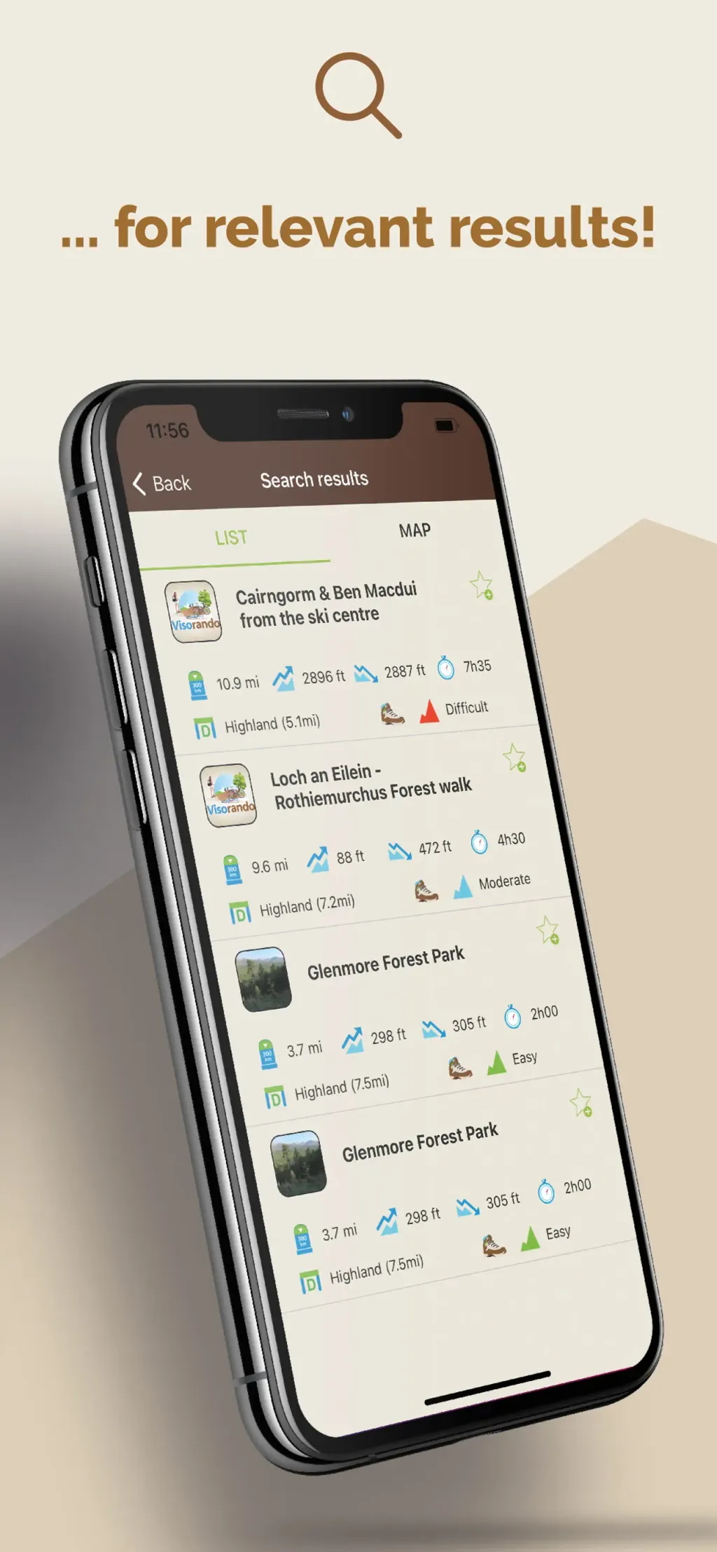 Visorando - Route ideas App Store screenshot 7