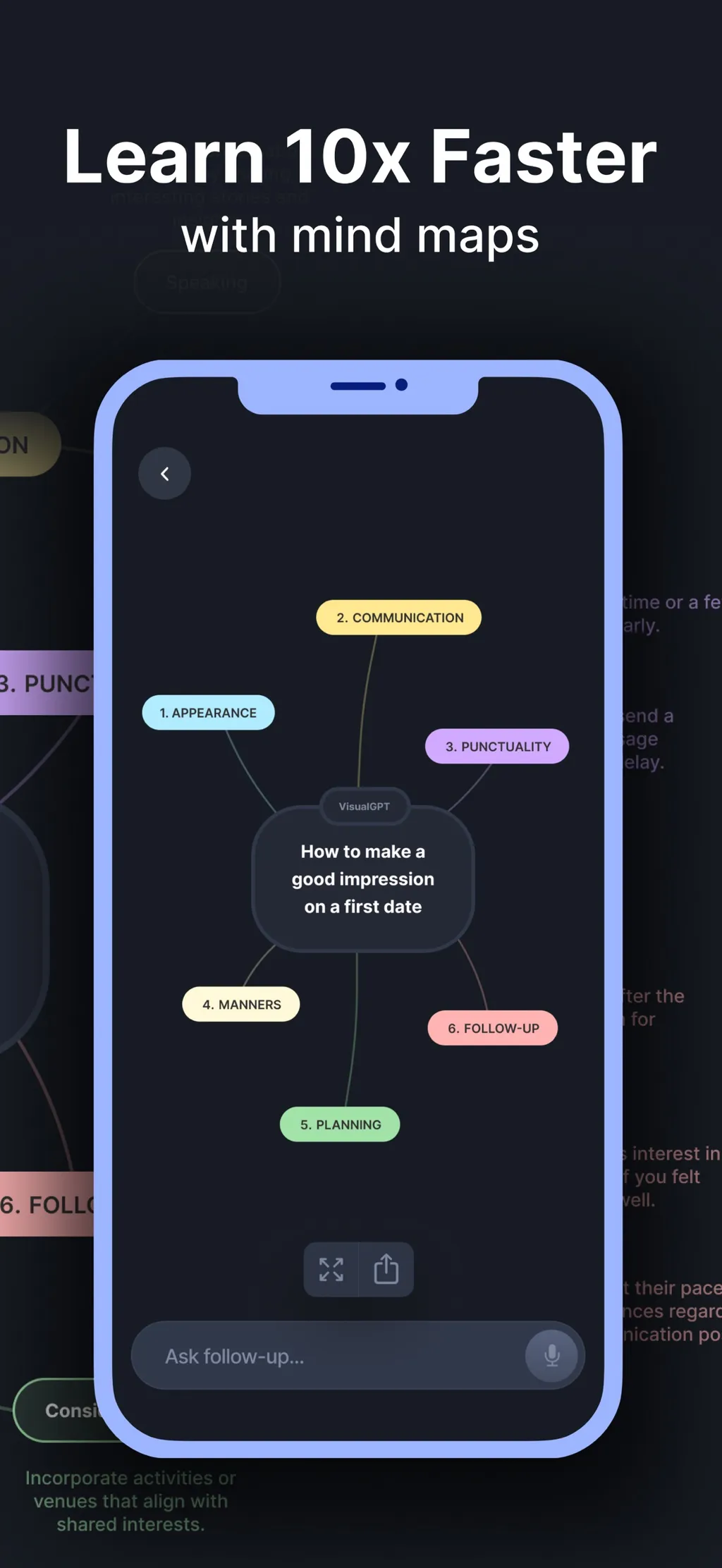 VisualMind: AI MindMap/Chatbot App Store screenshot 2