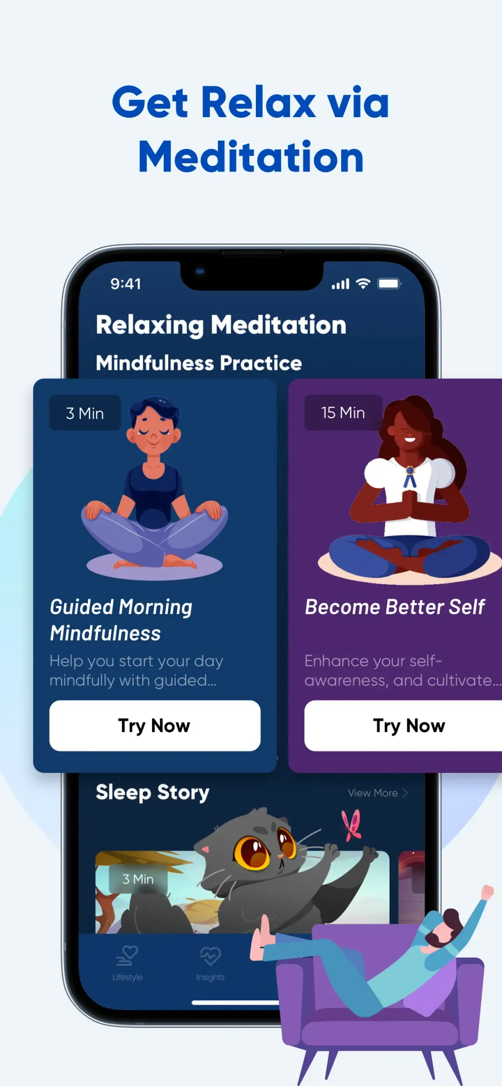 Vital: Heart Health&Meditation App Store screenshot 2