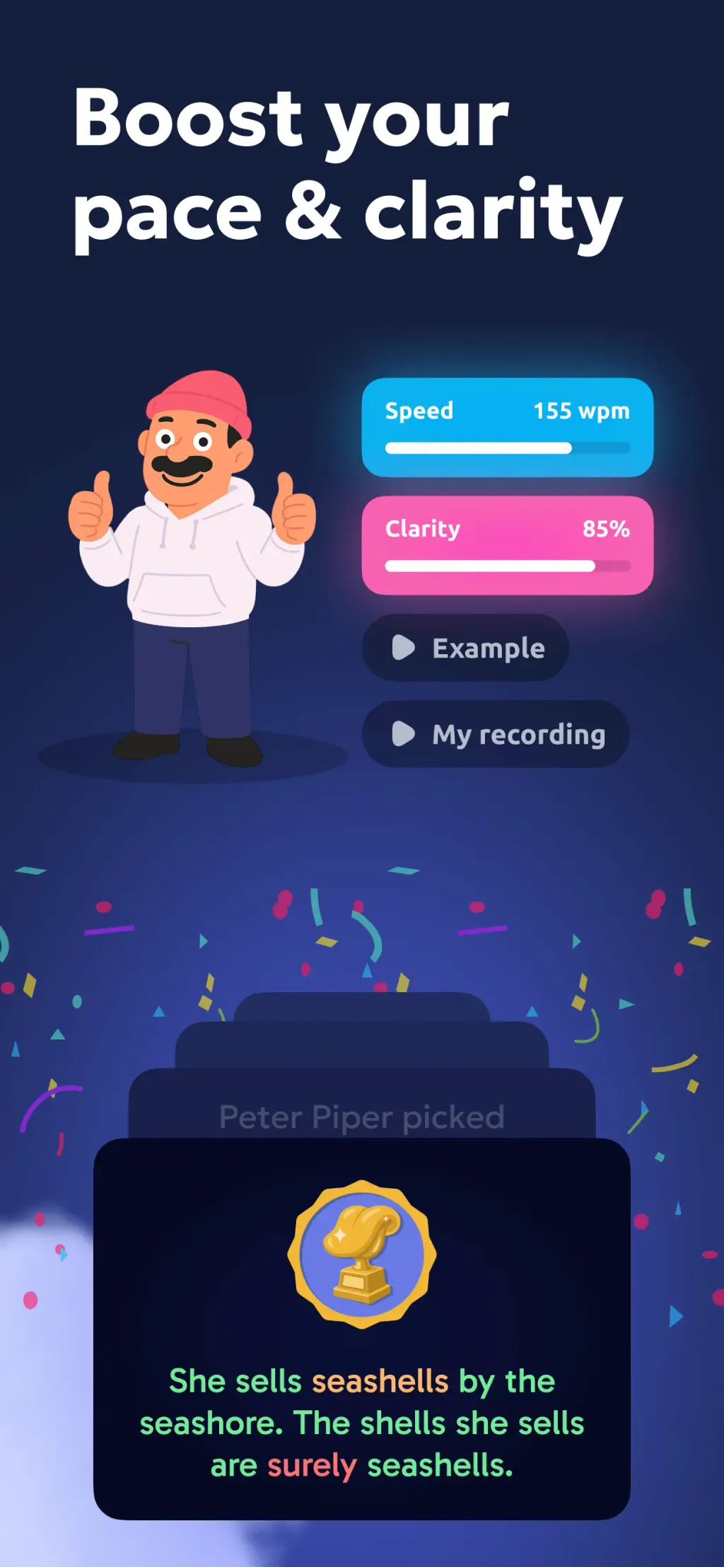 Vocal Image: AI Speaking Coach App Store screenshot 3