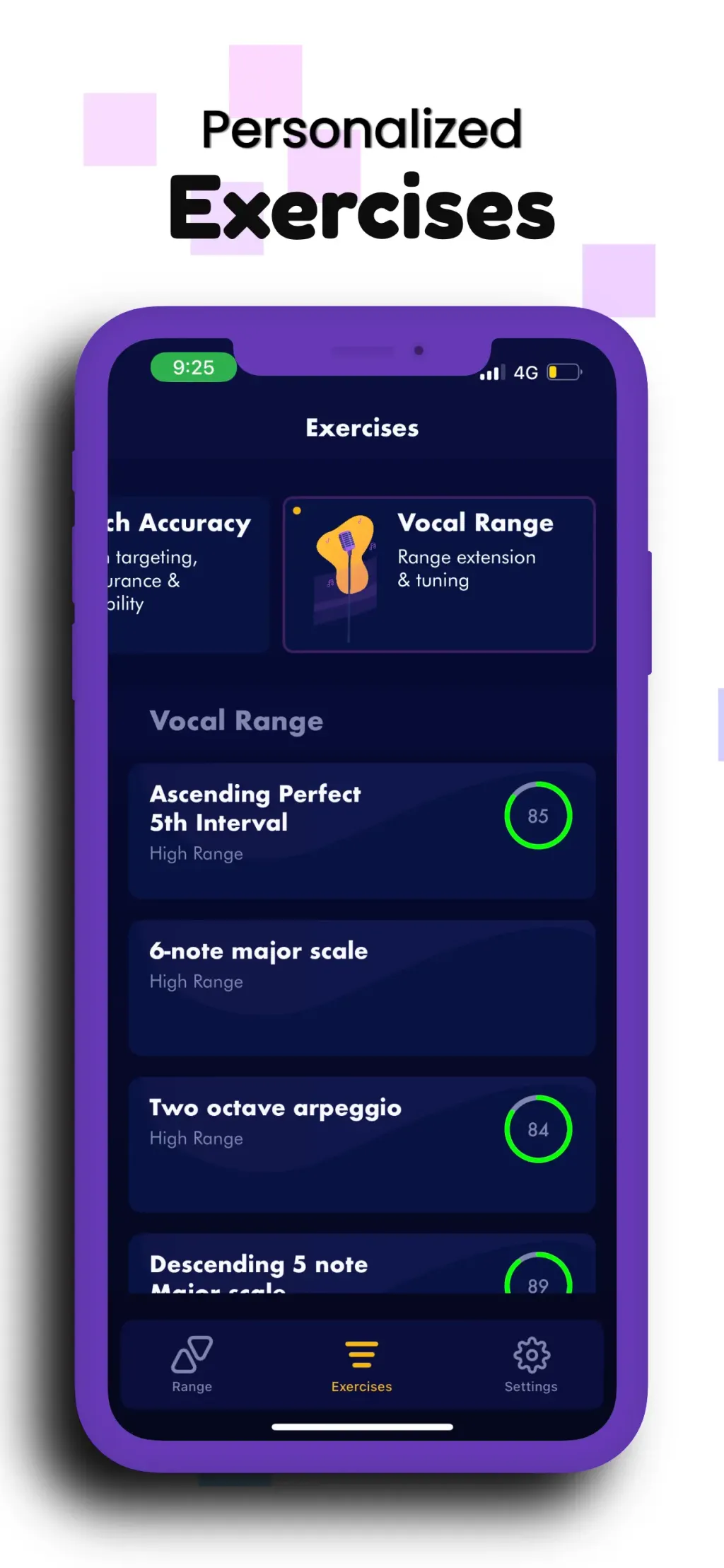 Vocal Range Finder - Sing Whiz screenshot 4
