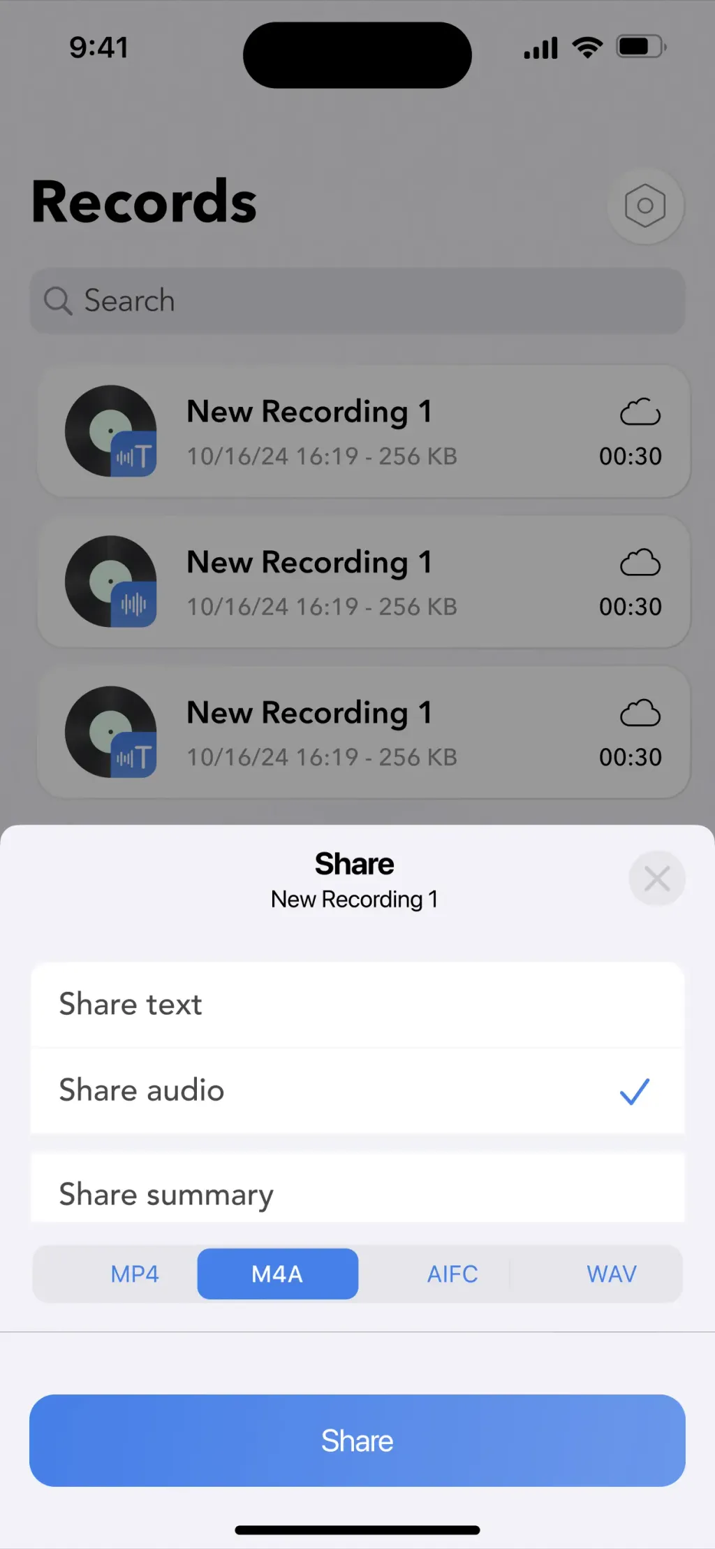 Voice Recorder-Audio Memos Арр App Store screenshot 5