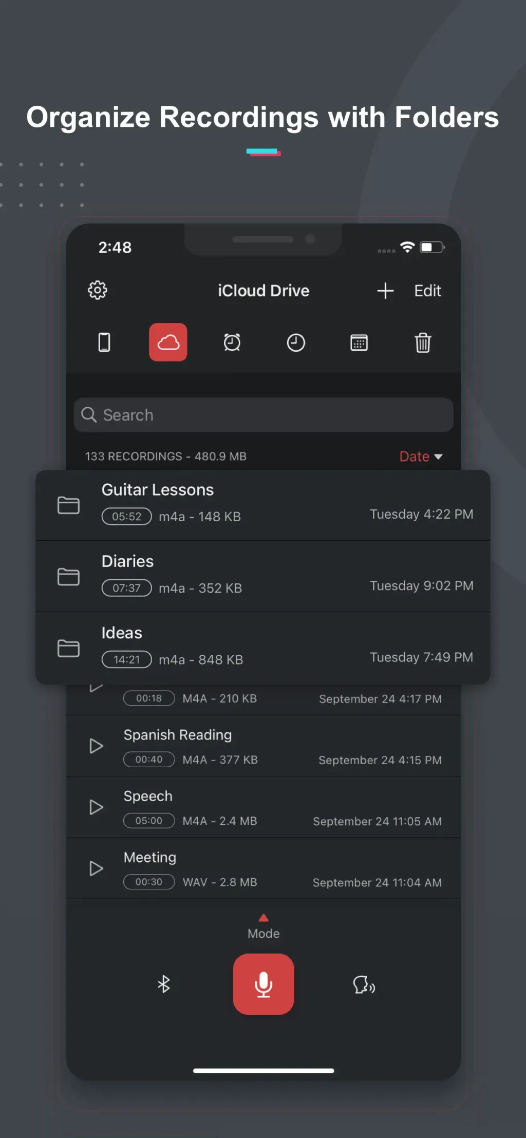 Voice Recorder & Memos Pro App Store screenshot 4