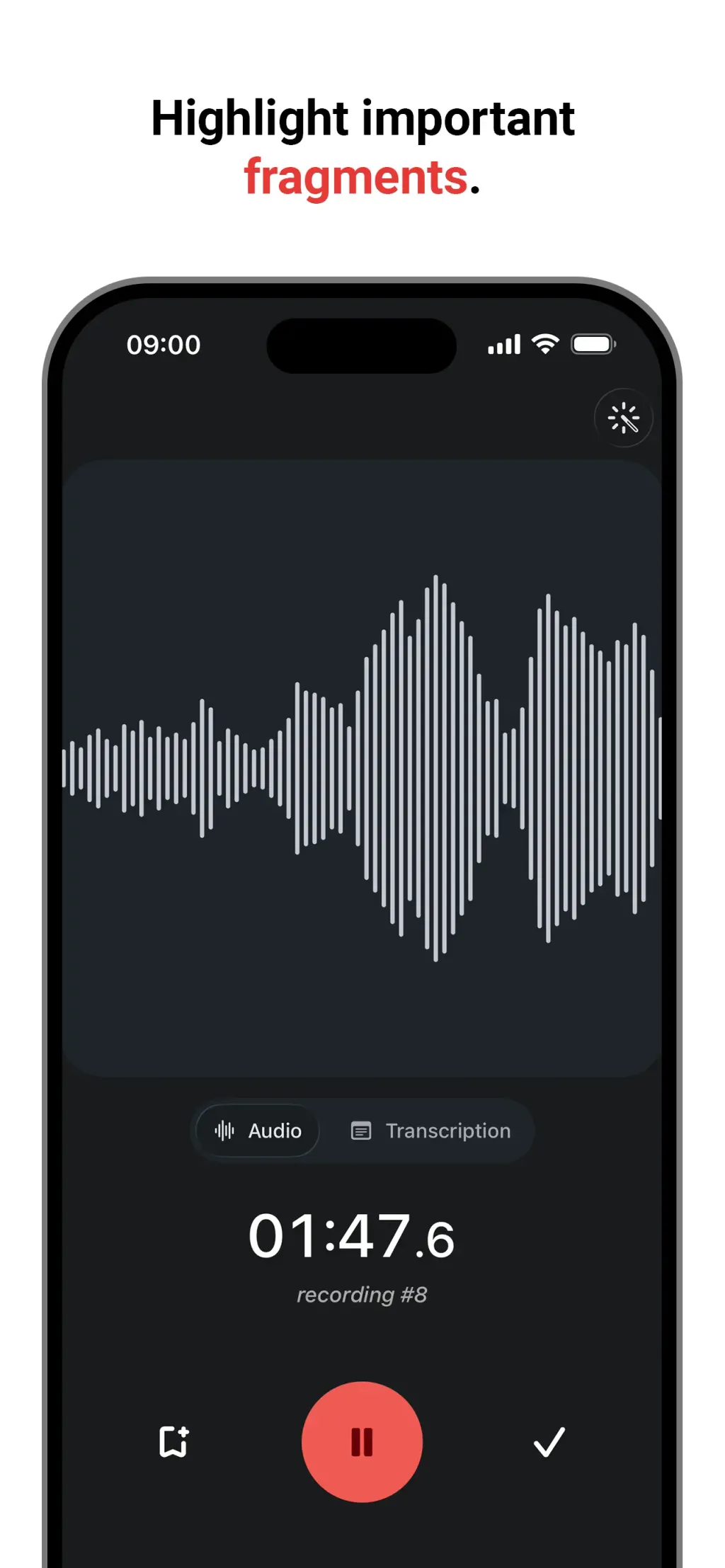Voice Recorder & Transcribe screenshot 1