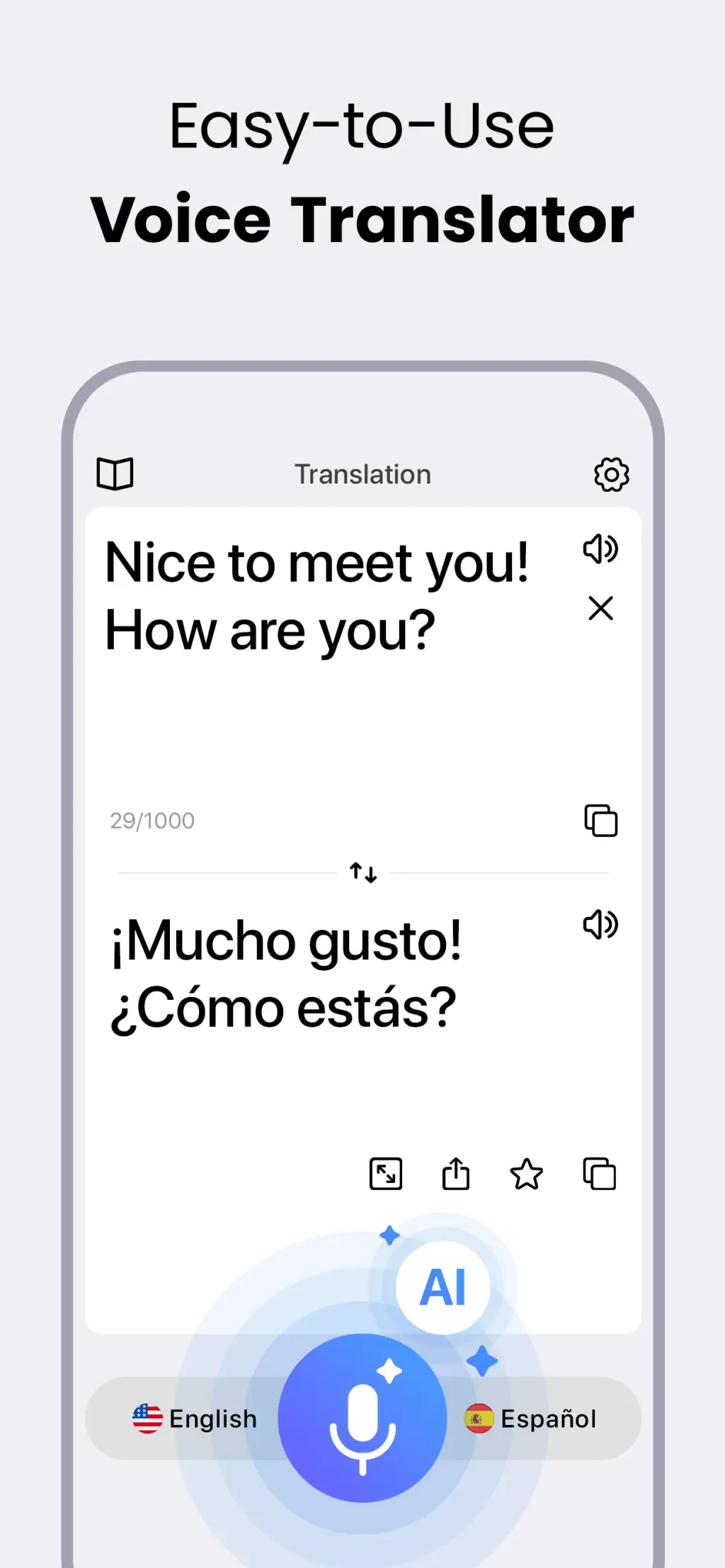 Voice Translator: AI Translate screenshot 1