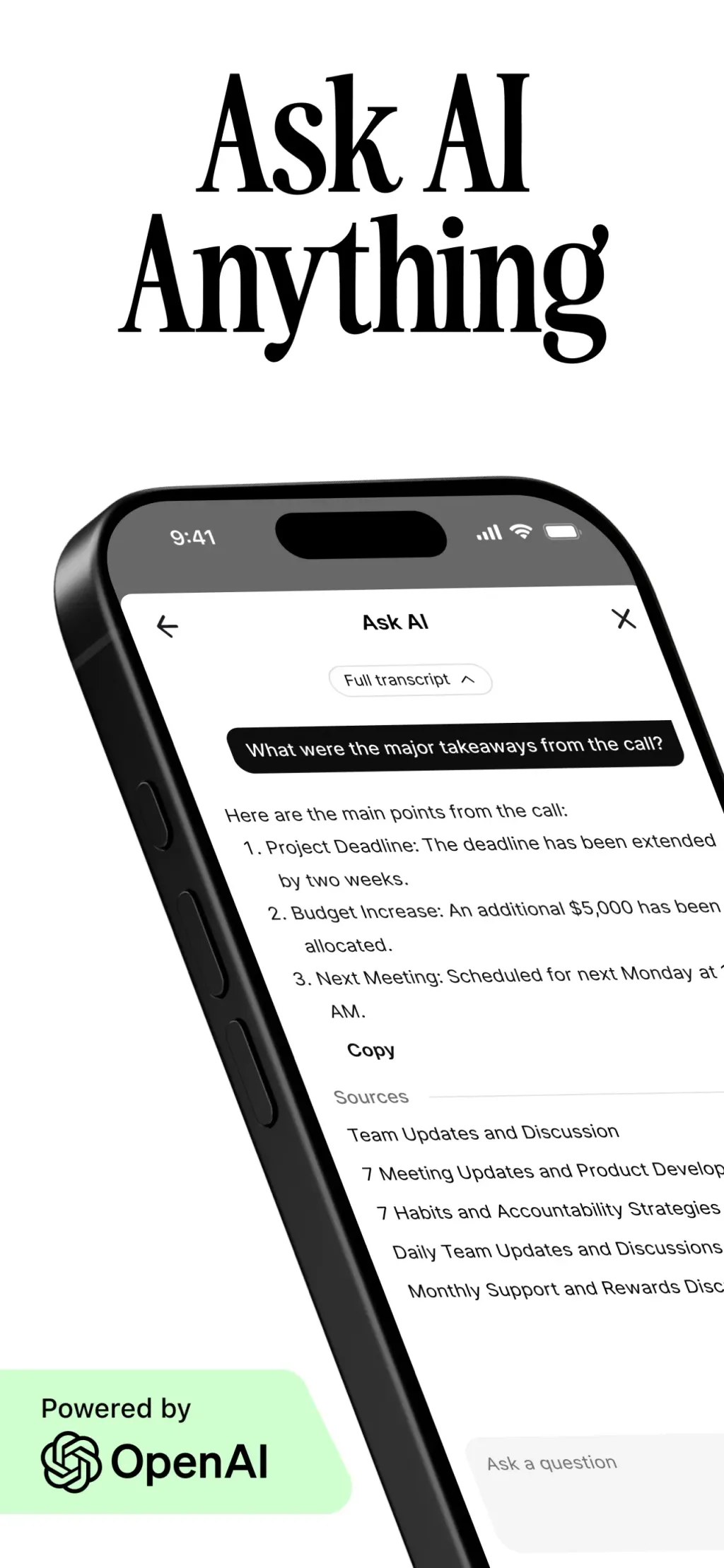 Voicenotes AI Notes & Meetings screenshot 1