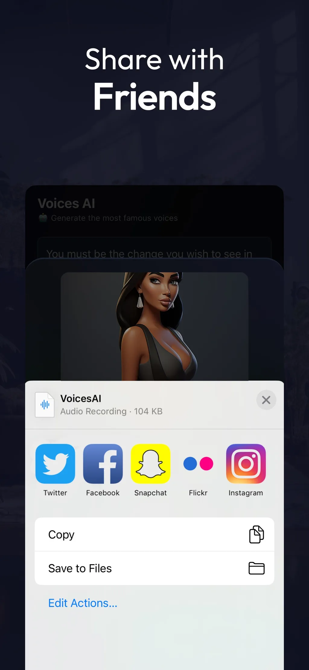 Voices AI: Change Your Voice App Store screenshot 9