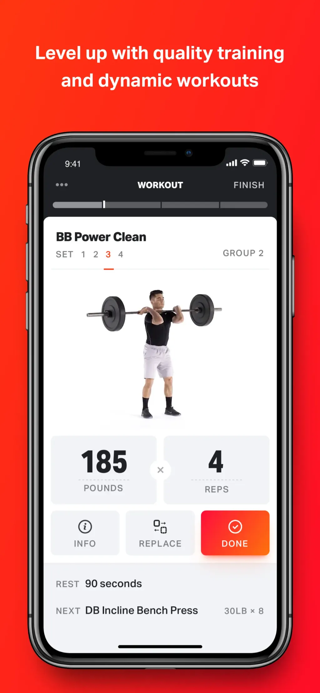 Volt: Gym & Home Workout Plans App Store screenshot 1