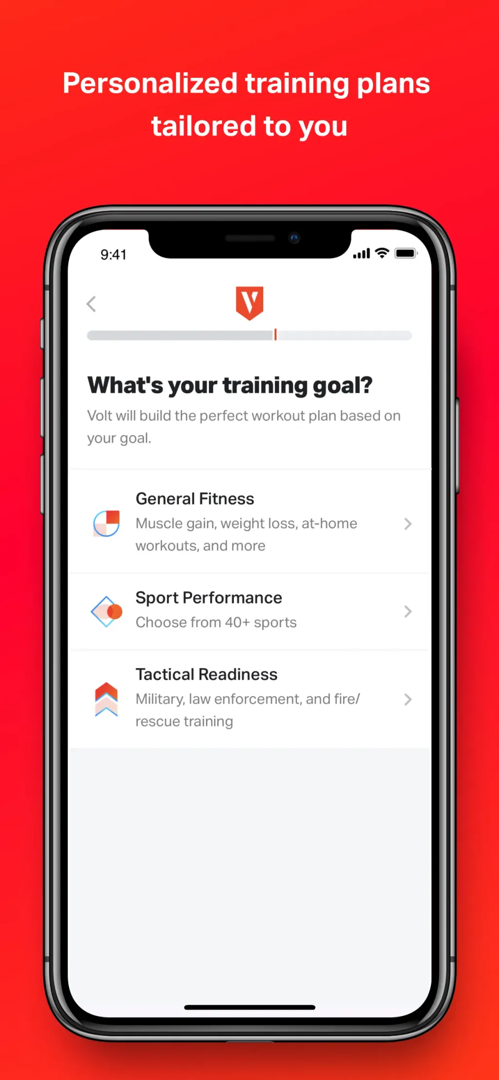 Volt: Gym & Home Workout Plans App Store screenshot 2
