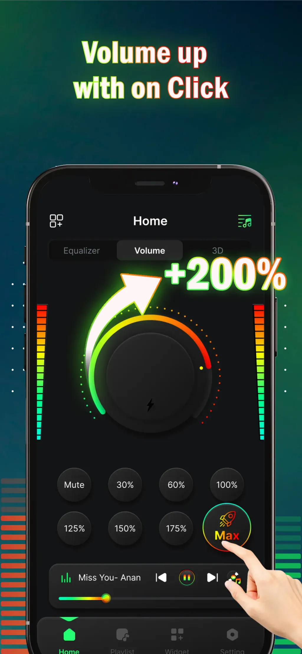 Volume Booster - EQ Amplifier screenshot 2