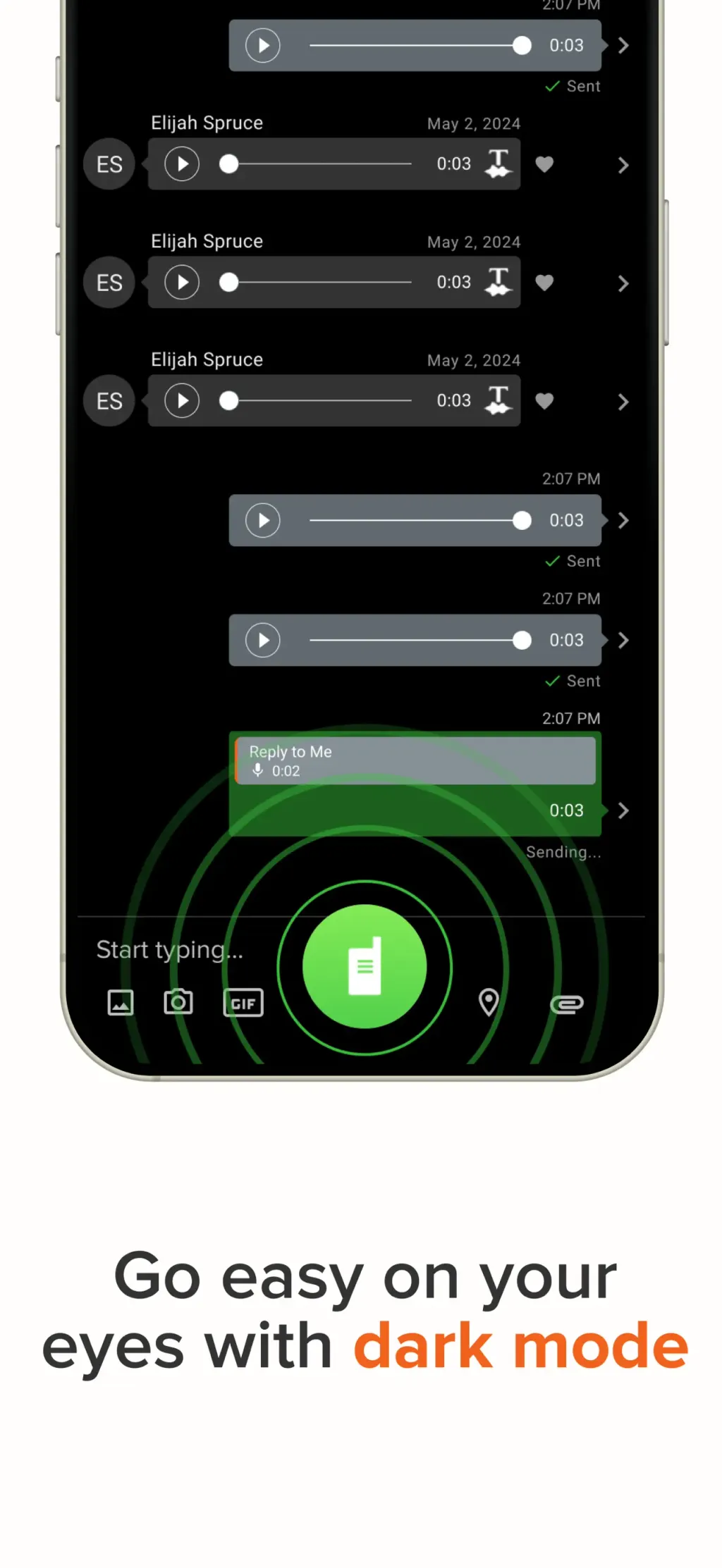 Voxer Walkie Talkie Messenger App Store screenshot 8