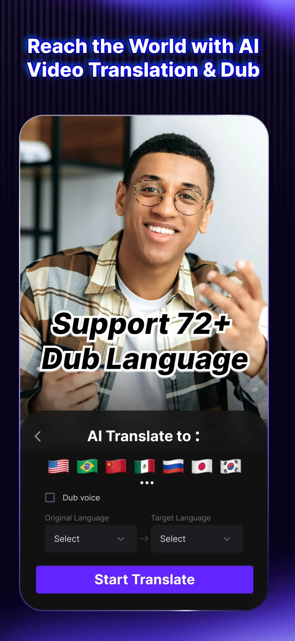 Vozo AI Video Translator & Dub screenshot 1