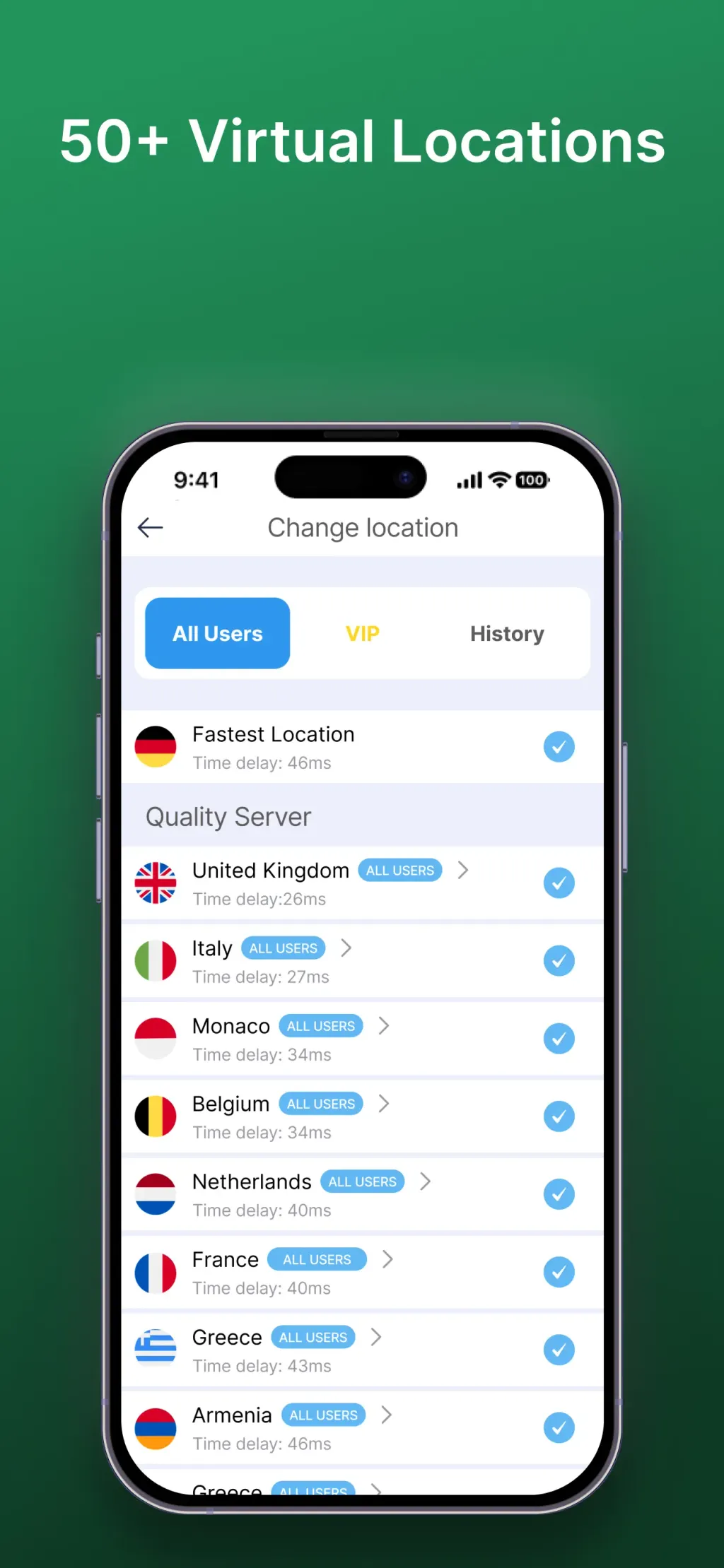 VPN - Fast VPN Proxy App Store screenshot 2