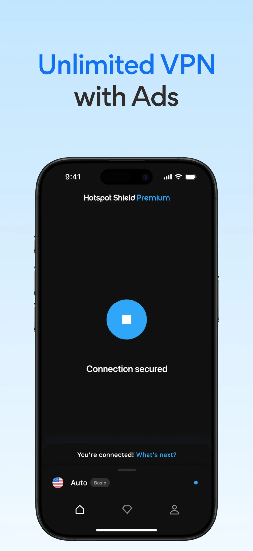 VPN Hotspot Shield: Secure VPN screenshot 1