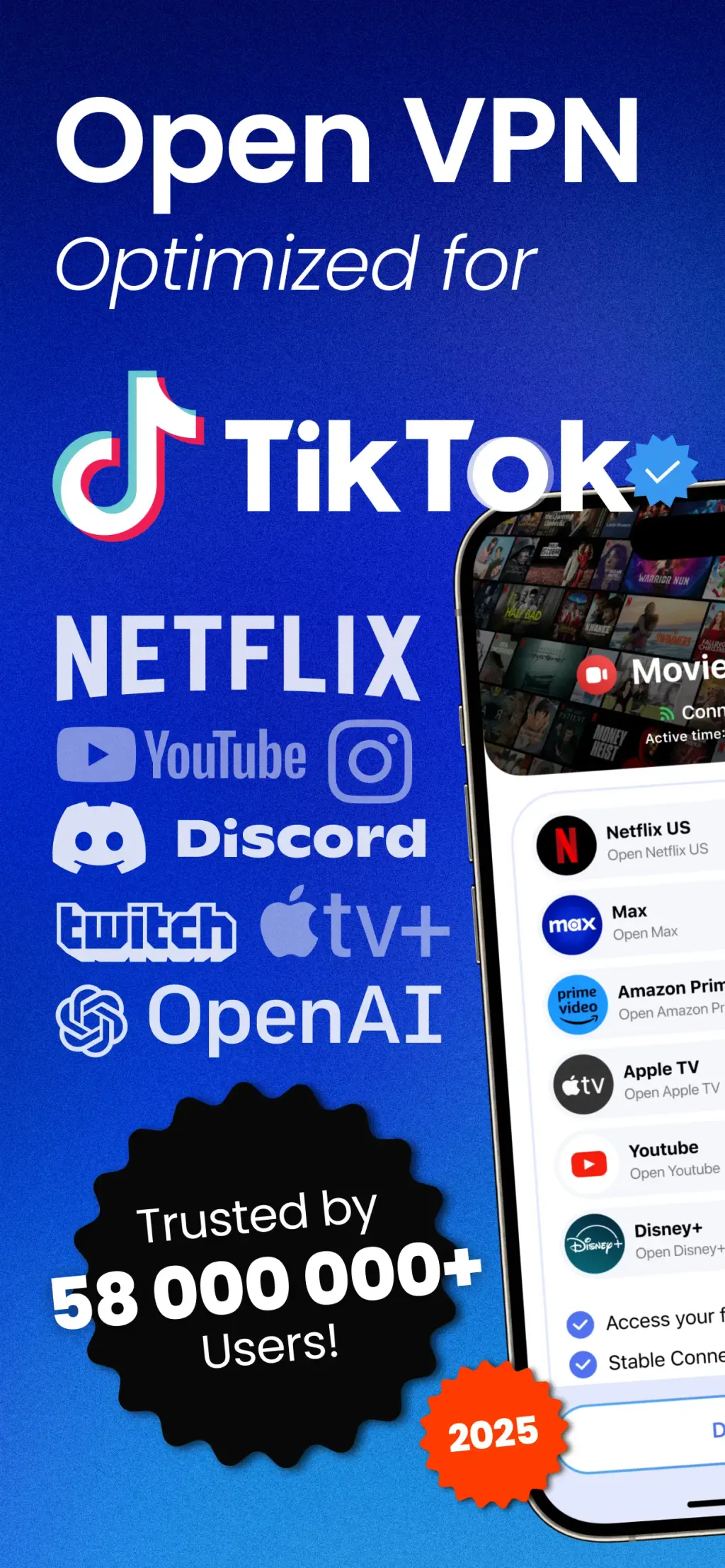 VPN Lumos: Open & Connect USA screenshot 1