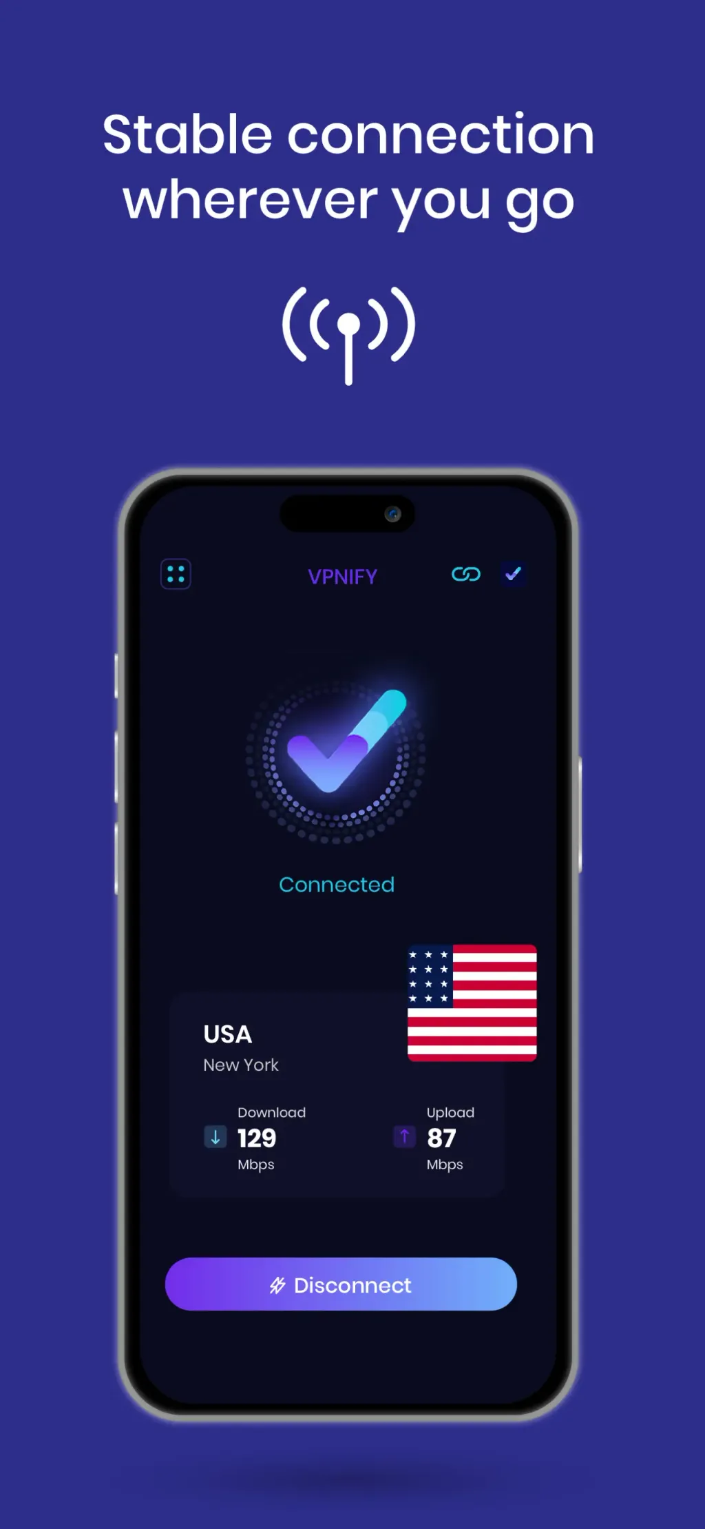 VPNIFY - Unlimited VPN App Store screenshot 2