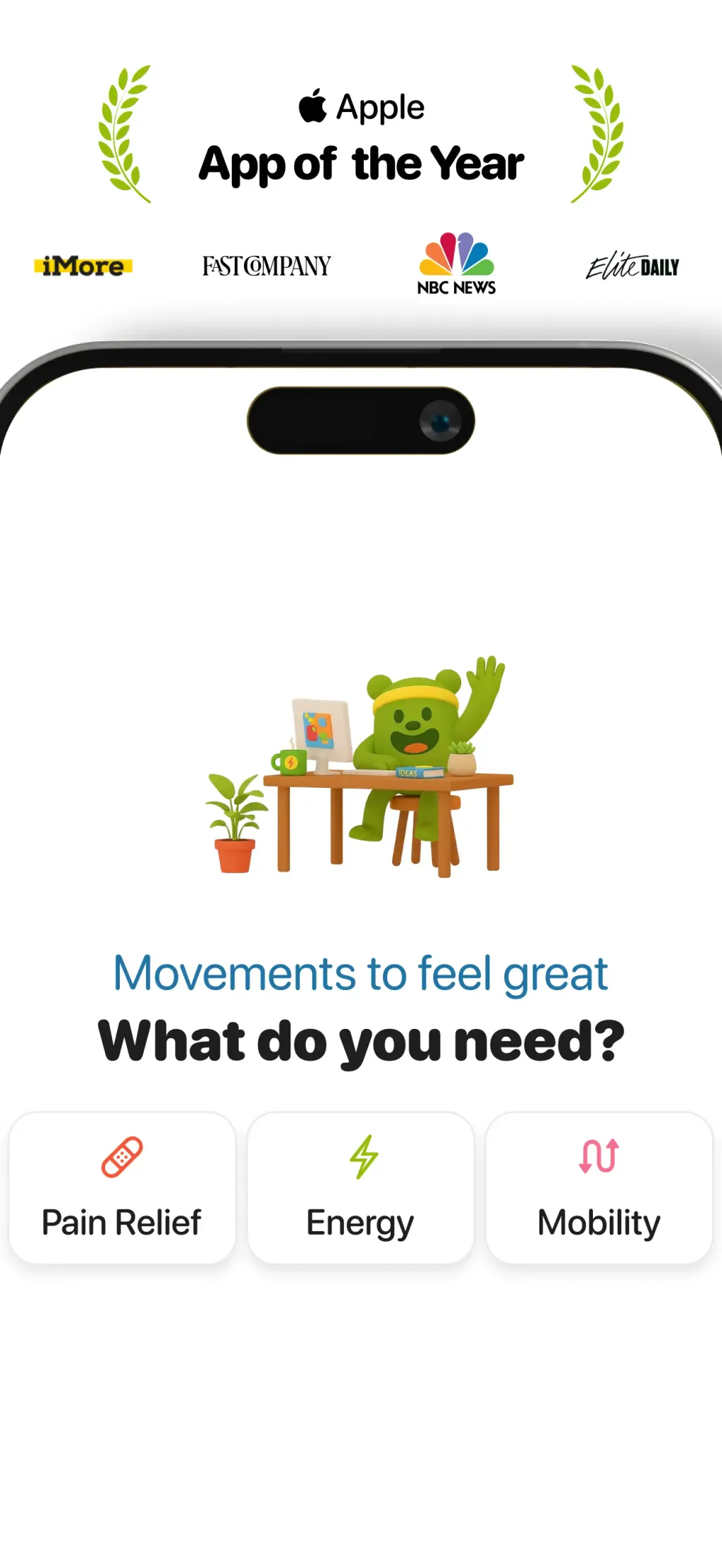 Wakeout! Break the Sit Habit App Store screenshot 1