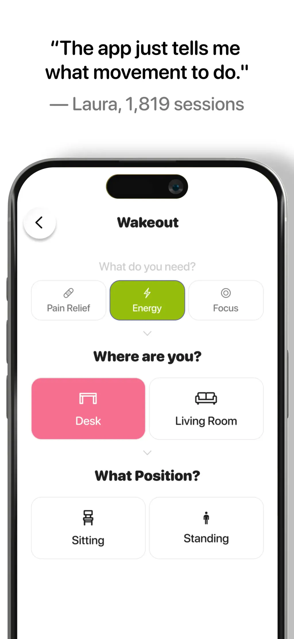 Wakeout! Break the Sit Habit App Store screenshot 7