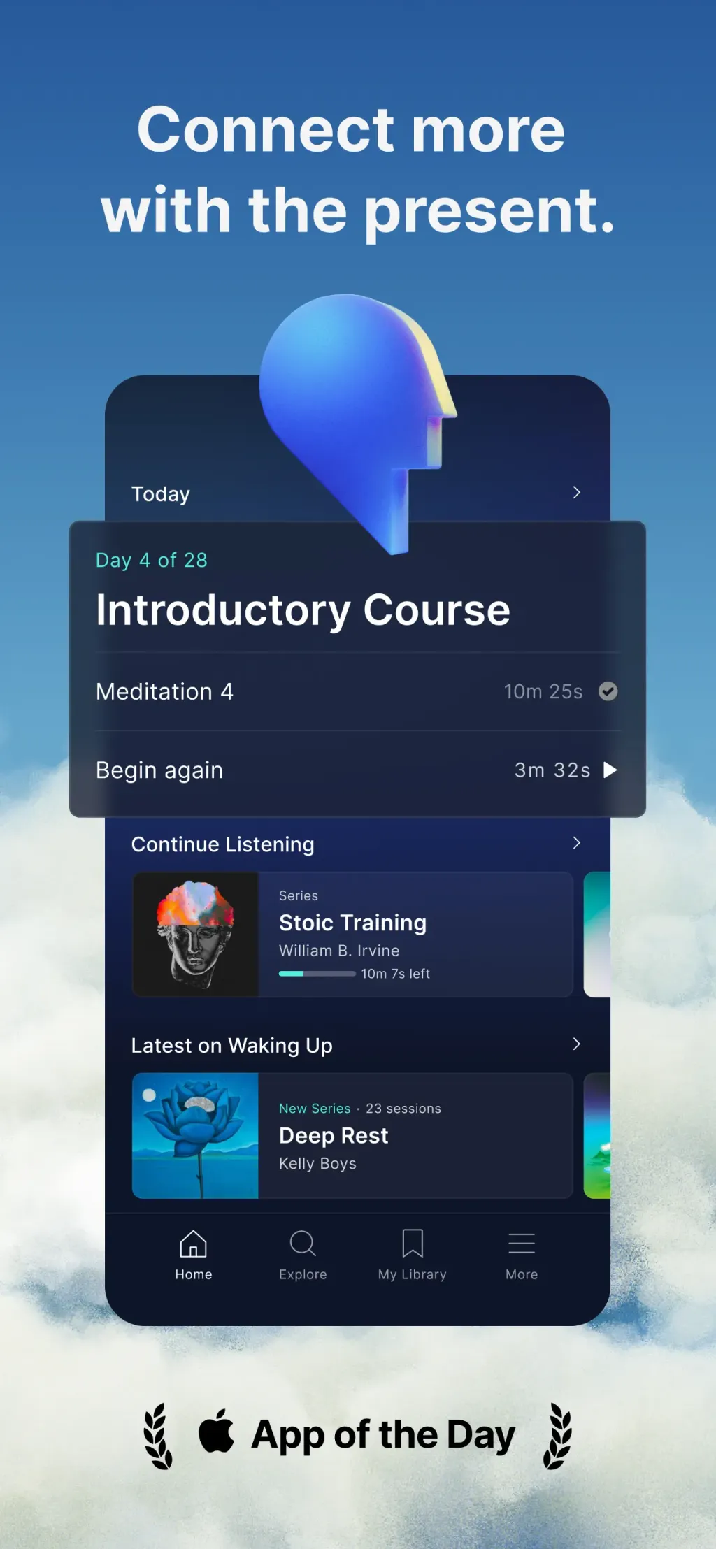 Waking Up: Meditation & Wisdom App Store screenshot 1