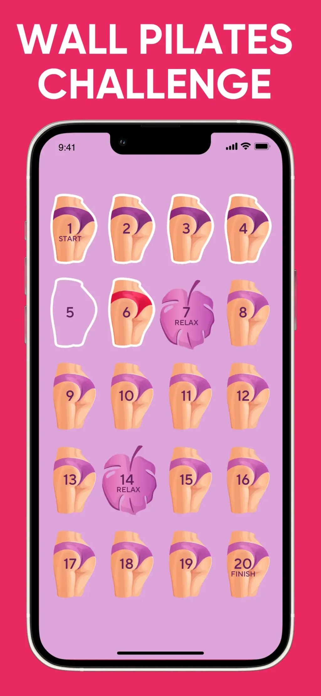 Wall Pilates by Fit & Lean App Store screenshot 2