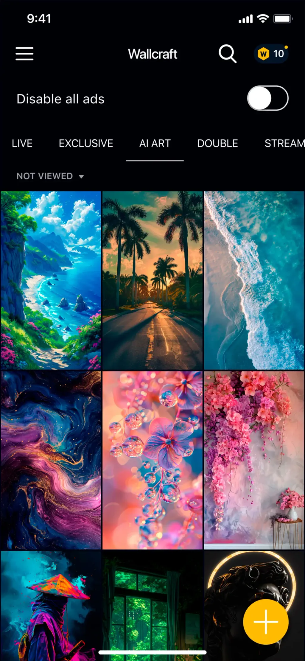 Wallcraft – Wallpapers, live App Store screenshot 9