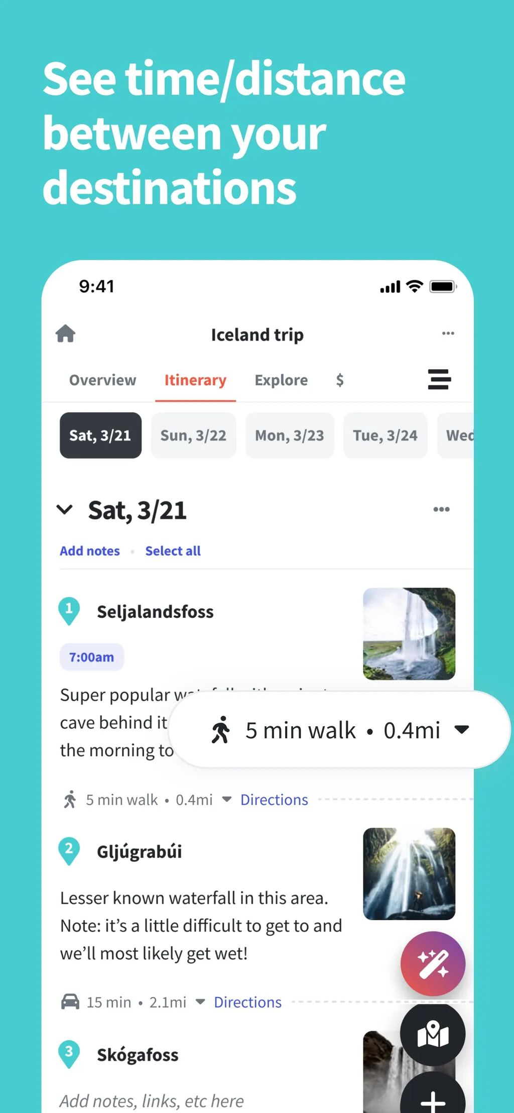 Wanderlog - Travel Planner App Store screenshot 5