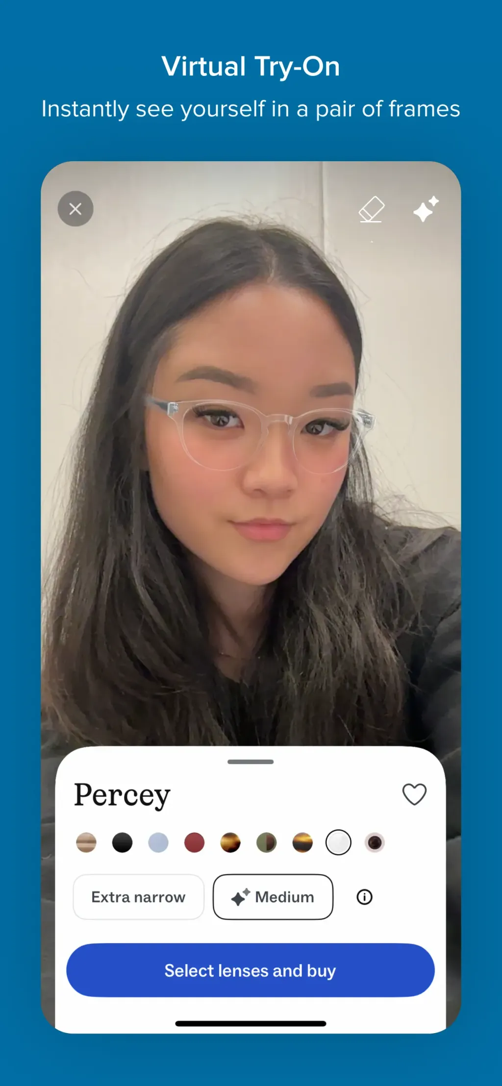 Warby Parker App Store screenshot 4