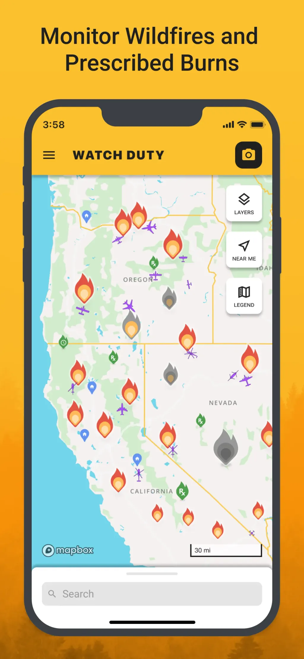 Watch Duty: Wildfire Maps App Store screenshot 1