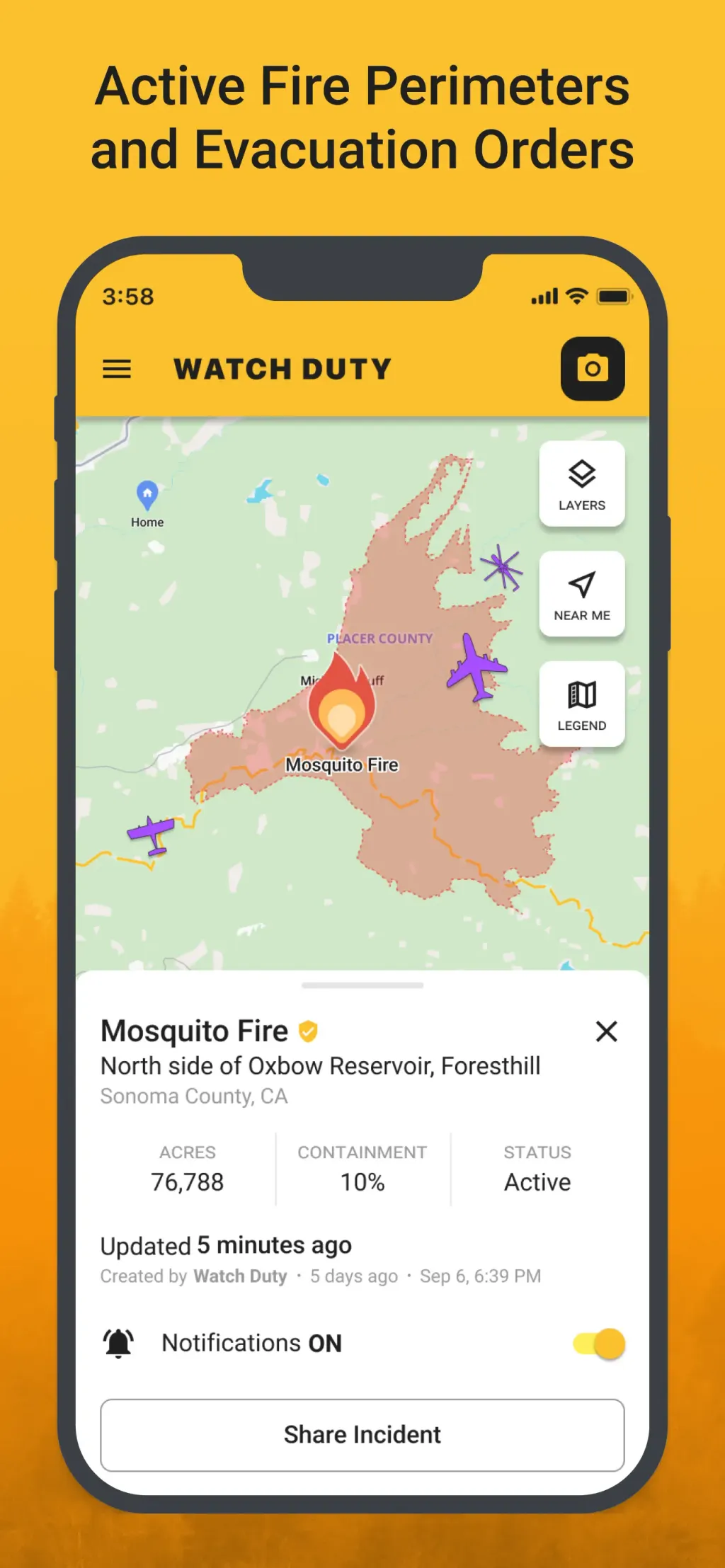 Watch Duty: Wildfire Maps App Store screenshot 2
