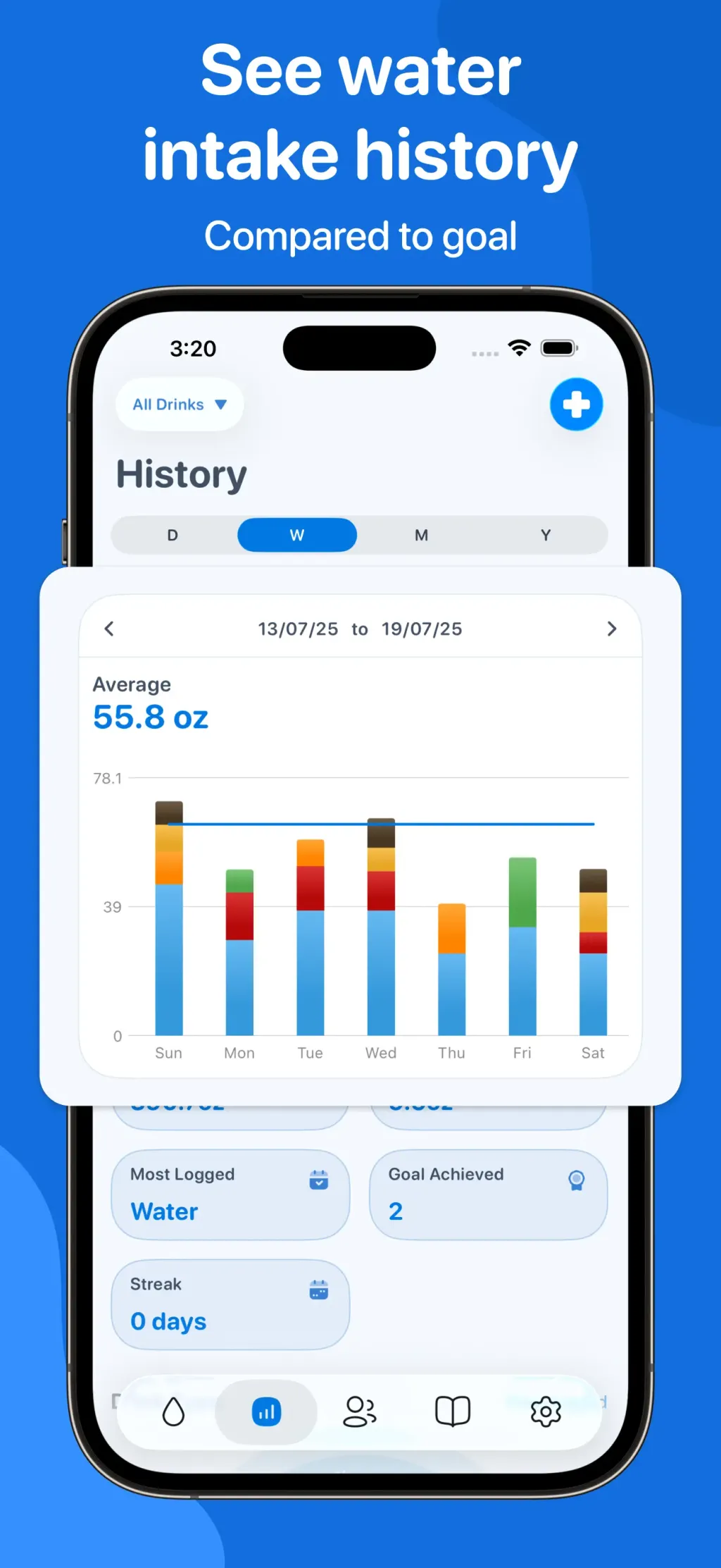 Water Tracker by WaterMinder® App Store screenshot 3