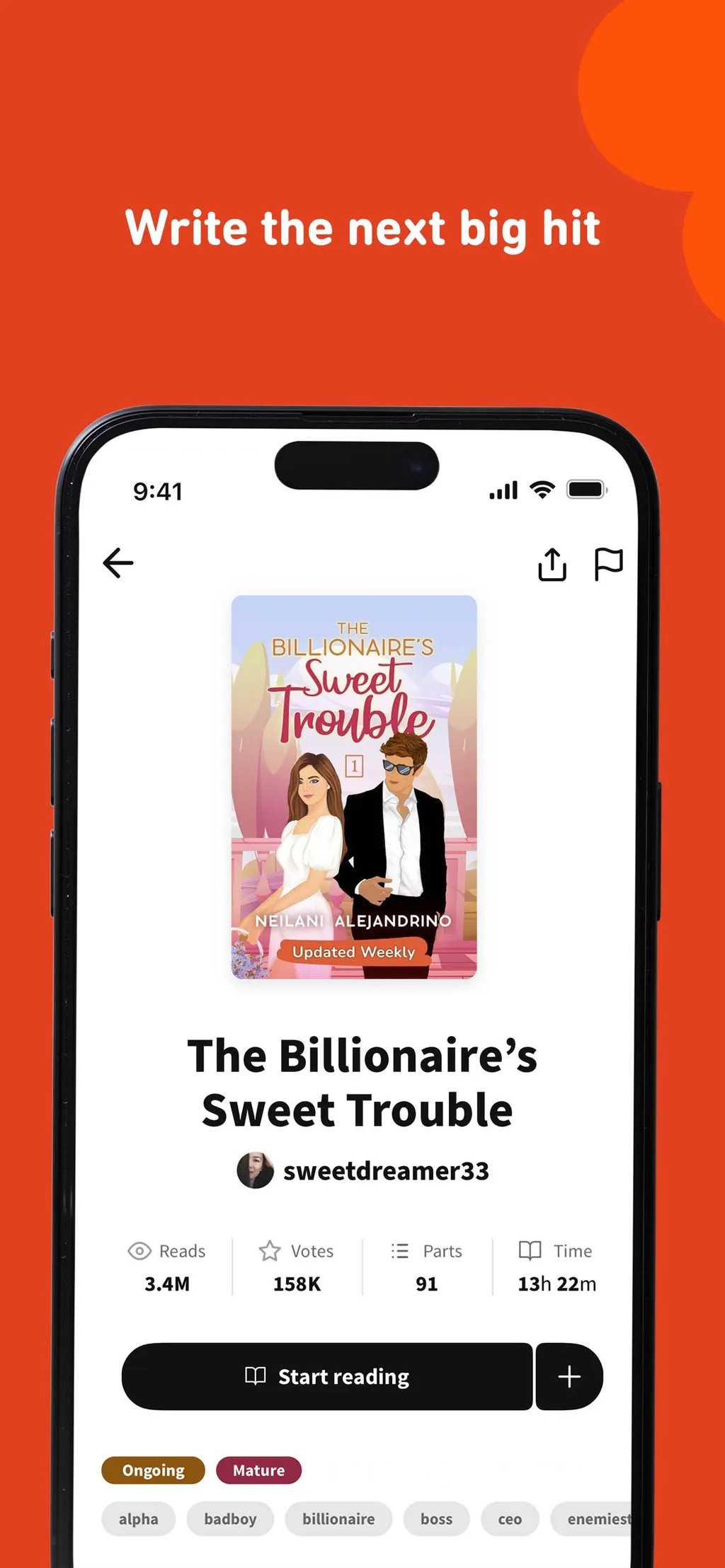 Wattpad - Read & Write Stories App Store screenshot 4