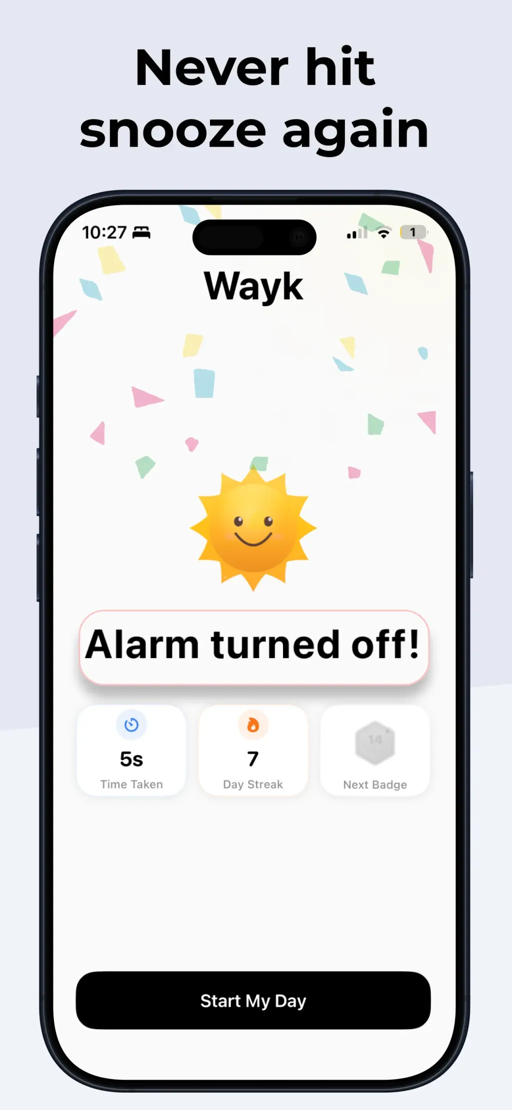 Alarm Clock to Wake Up: Wayk App Store screenshot 3