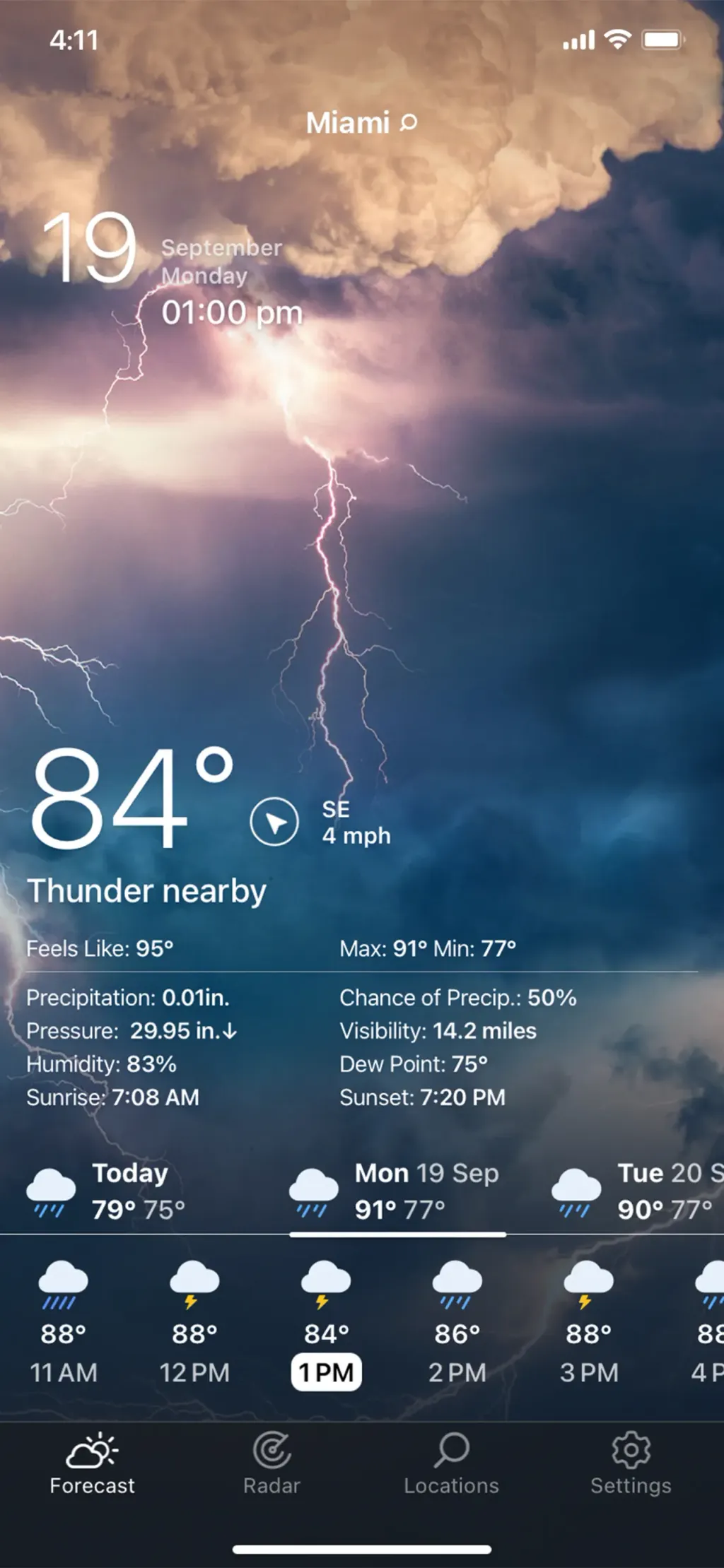 Weather Live° - Local Forecast App Store screenshot 2