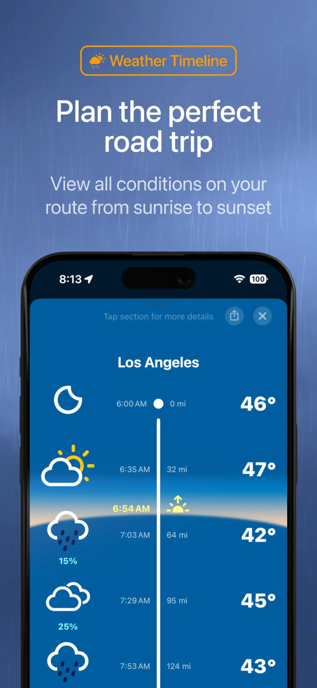 Weather on the Way App Store screenshot 6