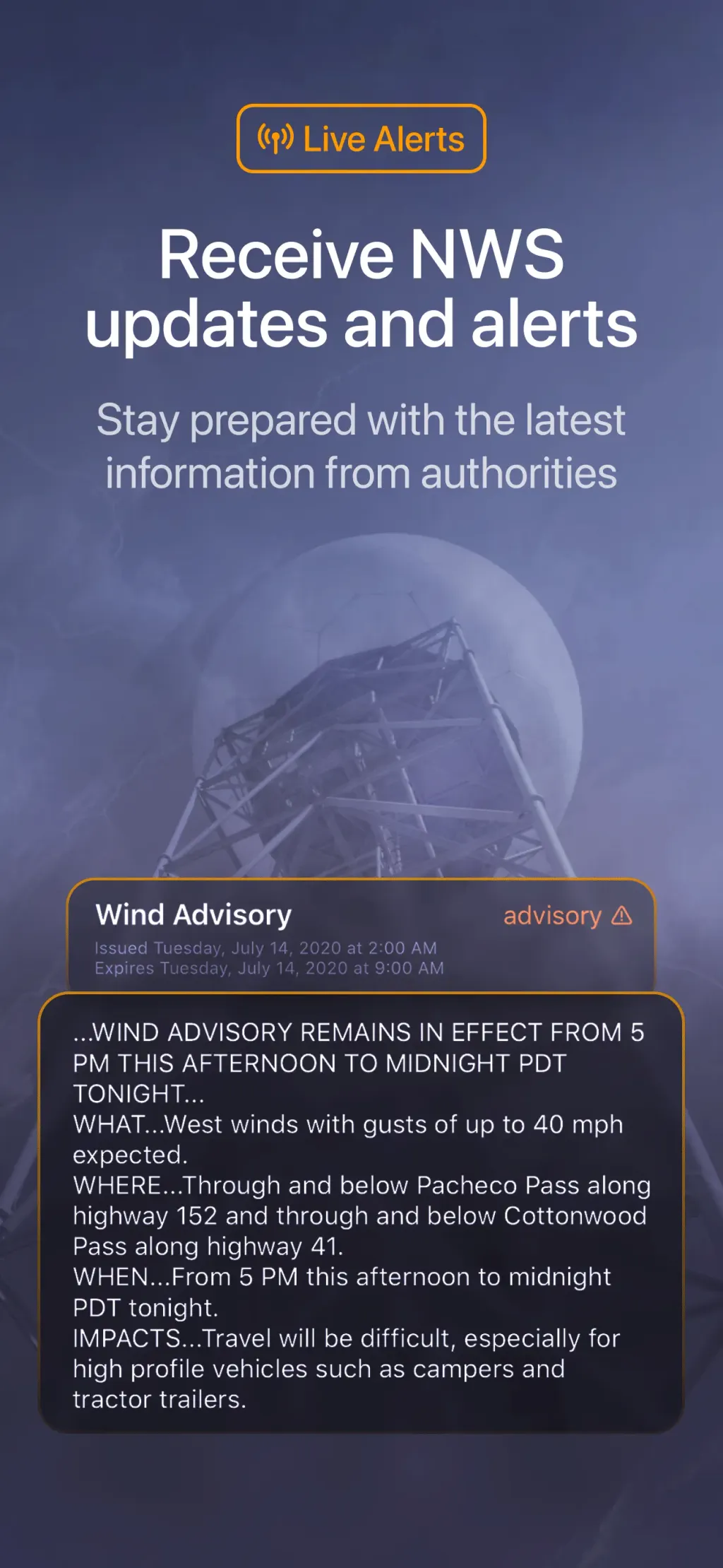 Weather on the Way App Store screenshot 8