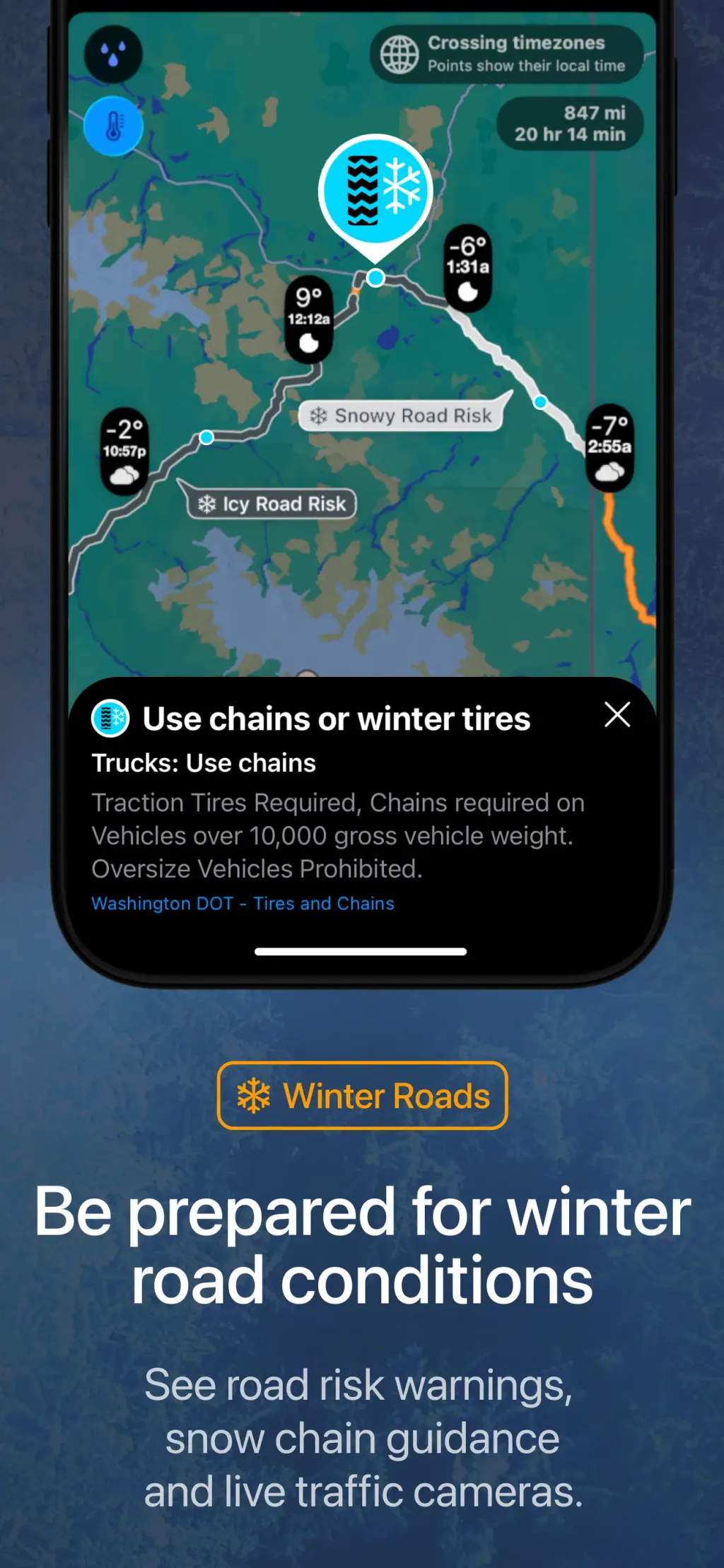 Weather on the Way App Store screenshot 9