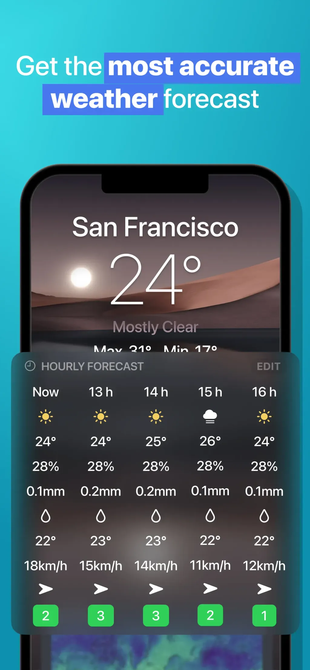 Weather Pro · Radar Alerts App Store screenshot 1