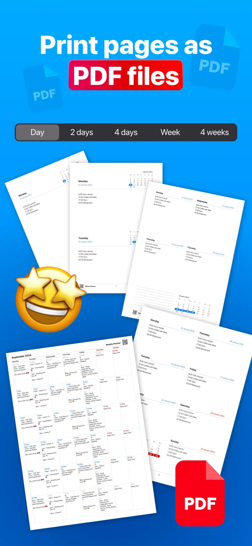Weekly Planner - Diary, Notes App Store screenshot 9