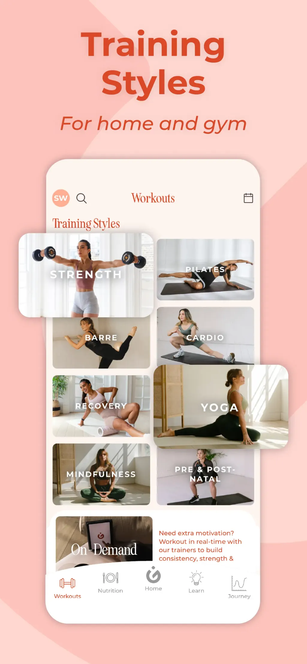 WeGLOW: Home Workout for Women App Store screenshot 2