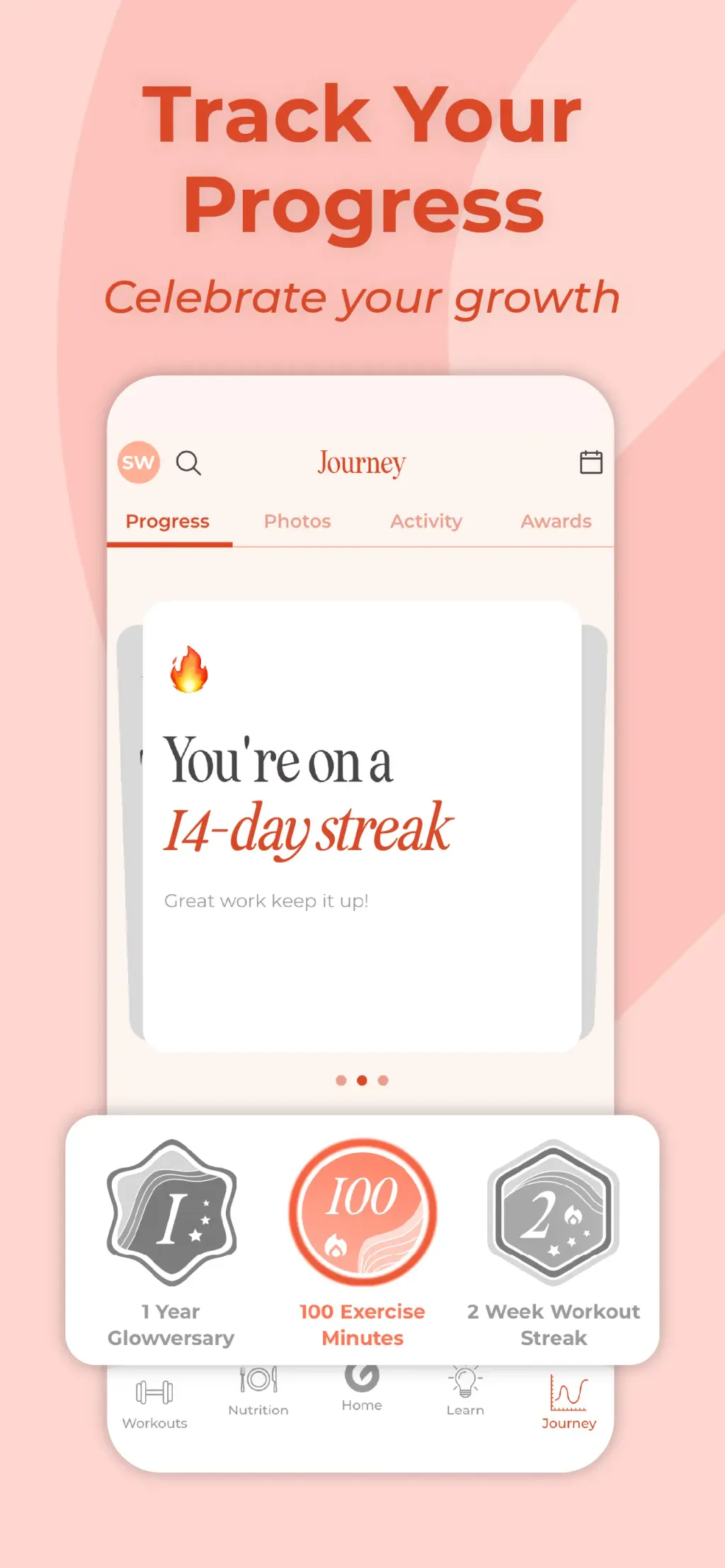 WeGLOW: Home Workout for Women App Store screenshot 4