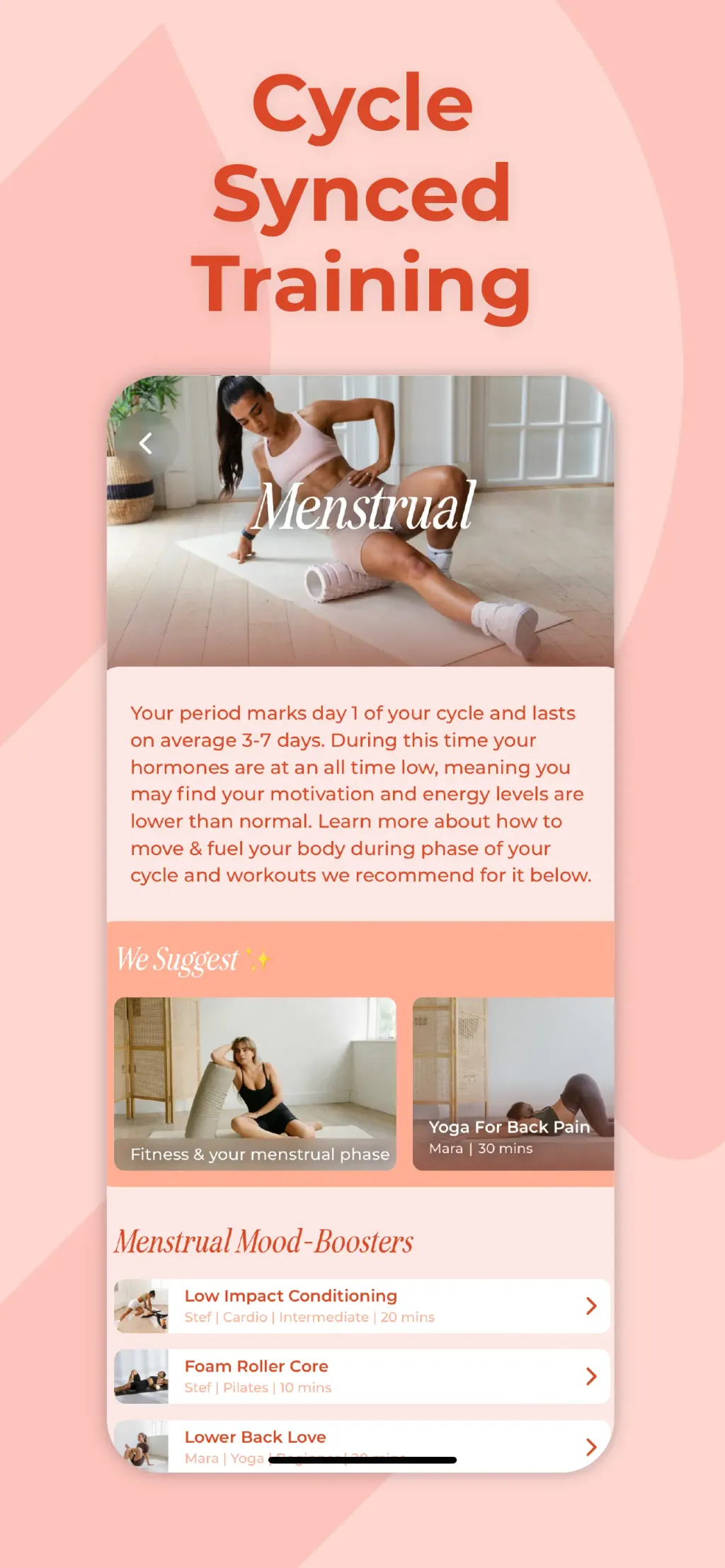 WeGLOW: Home Workout for Women App Store screenshot 5