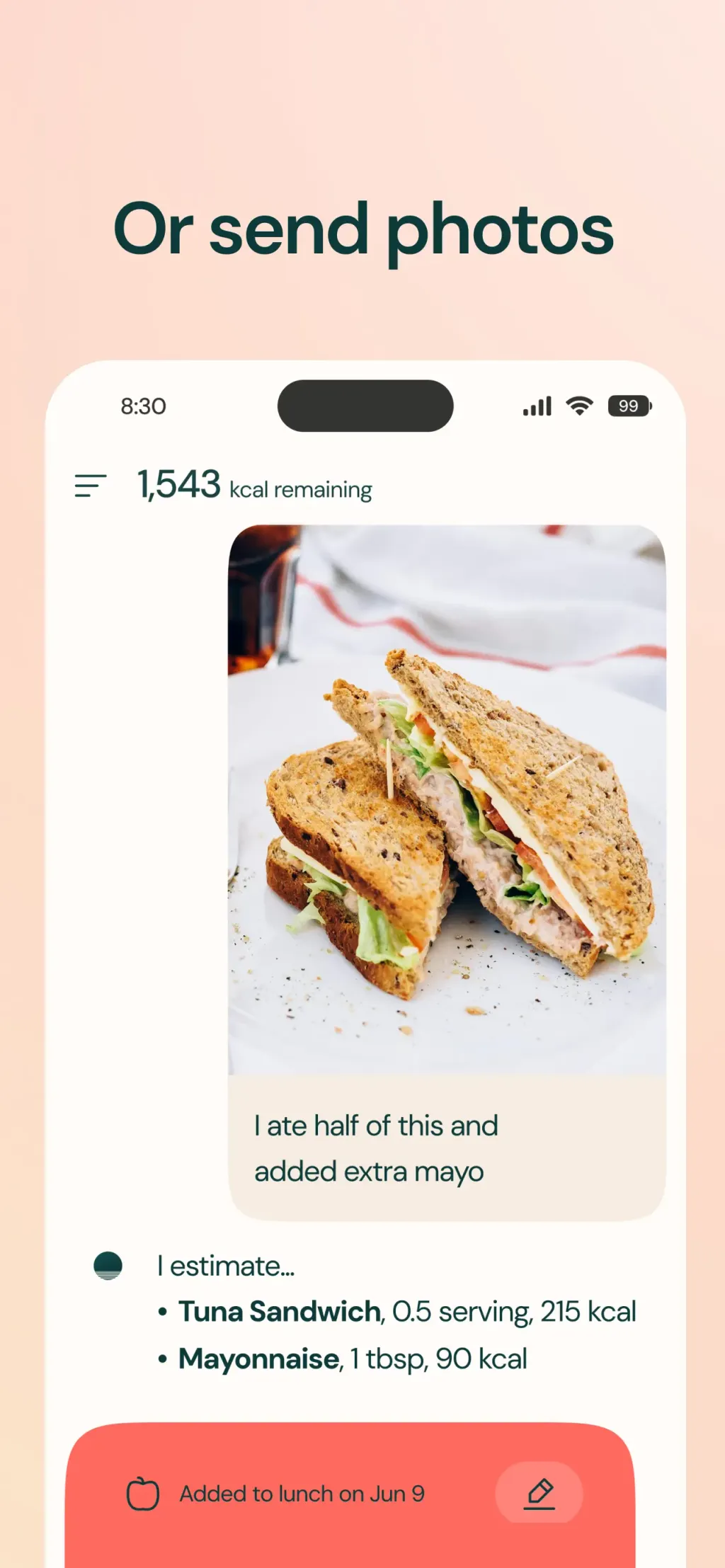 Welling AI Food & Health Coach App Store screenshot 3